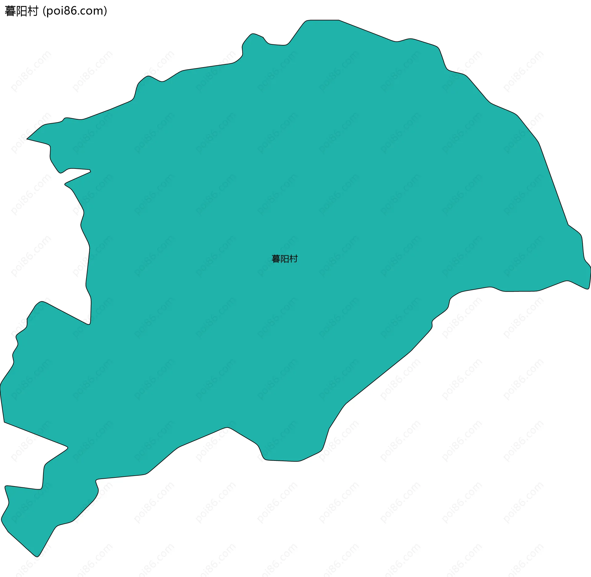 暮阳村边界地图