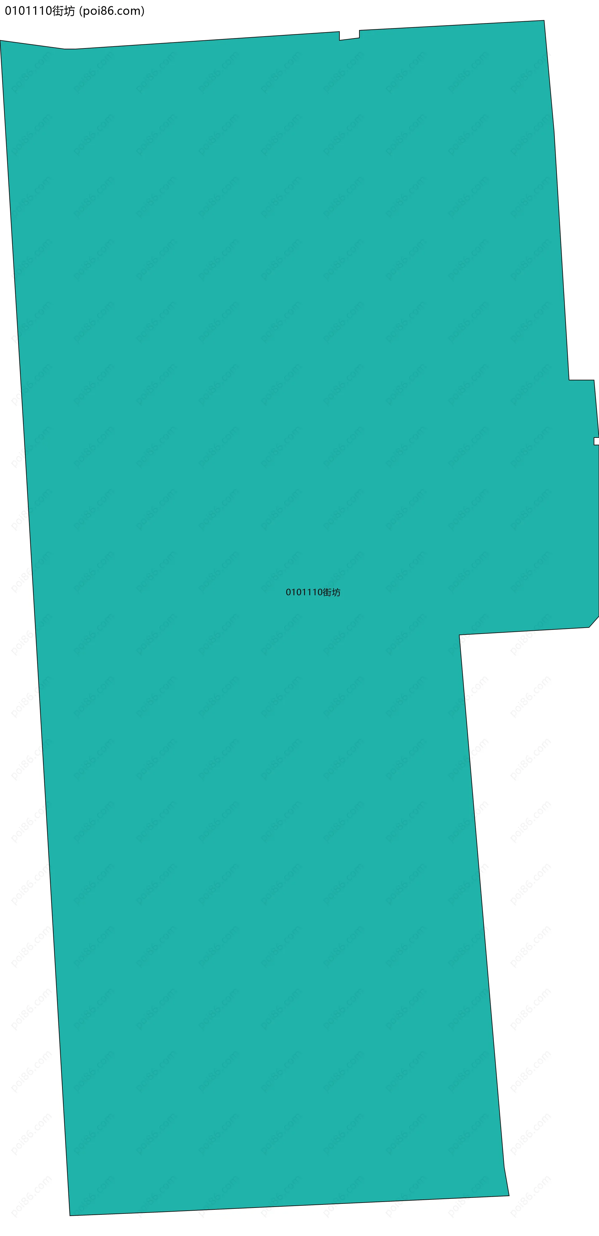 0101110街坊边界地图