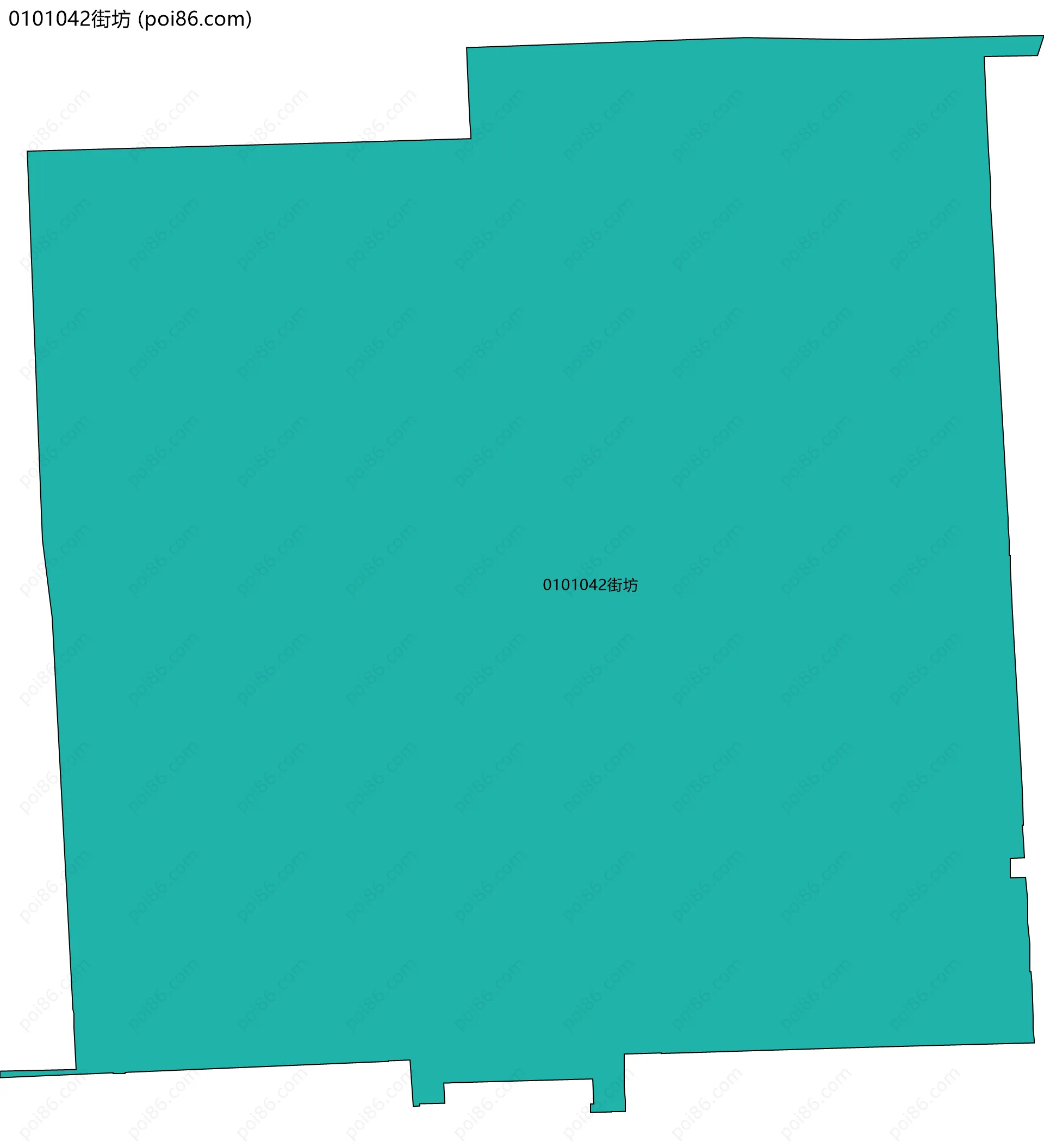0101042街坊边界地图