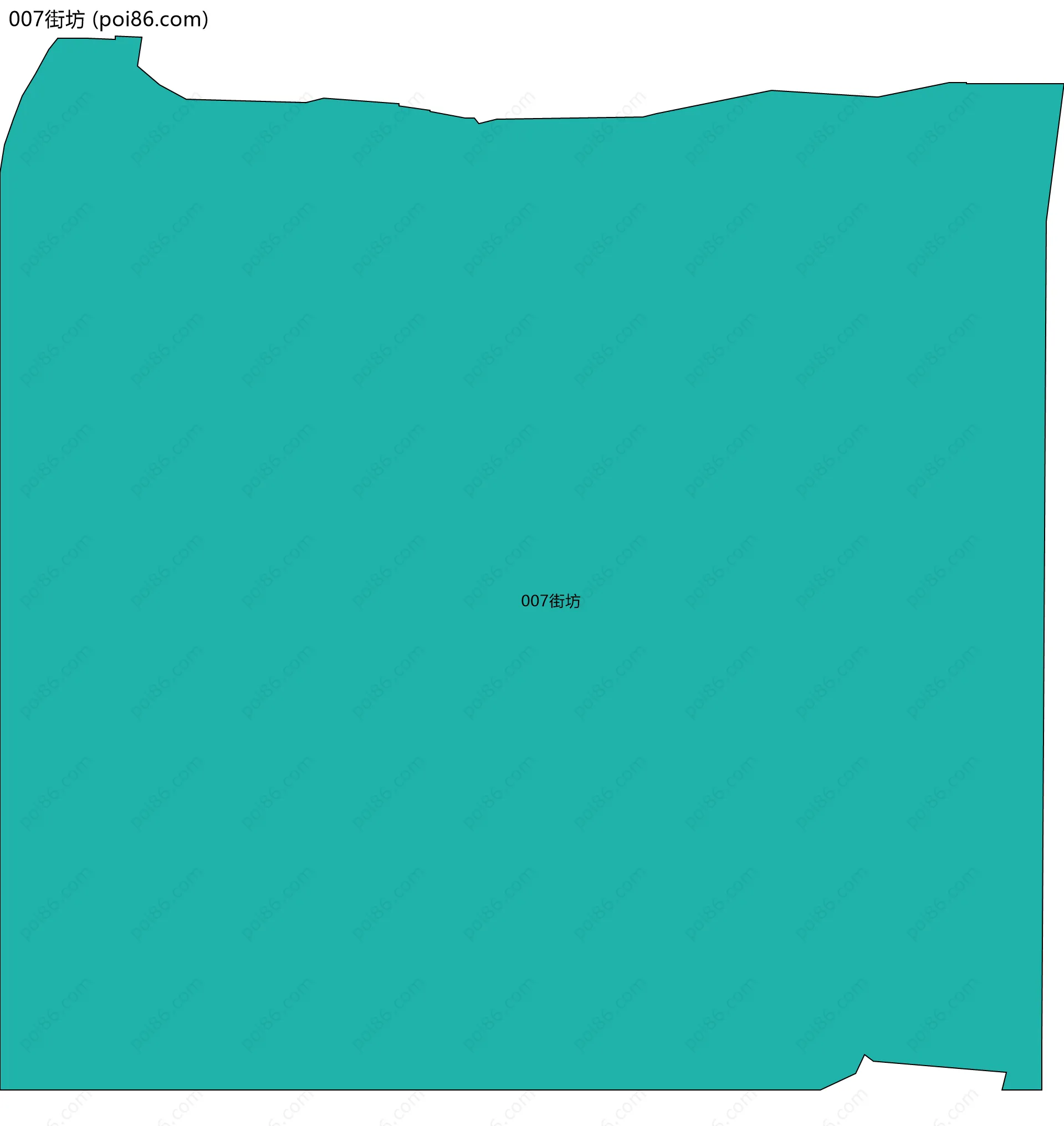 007街坊边界地图