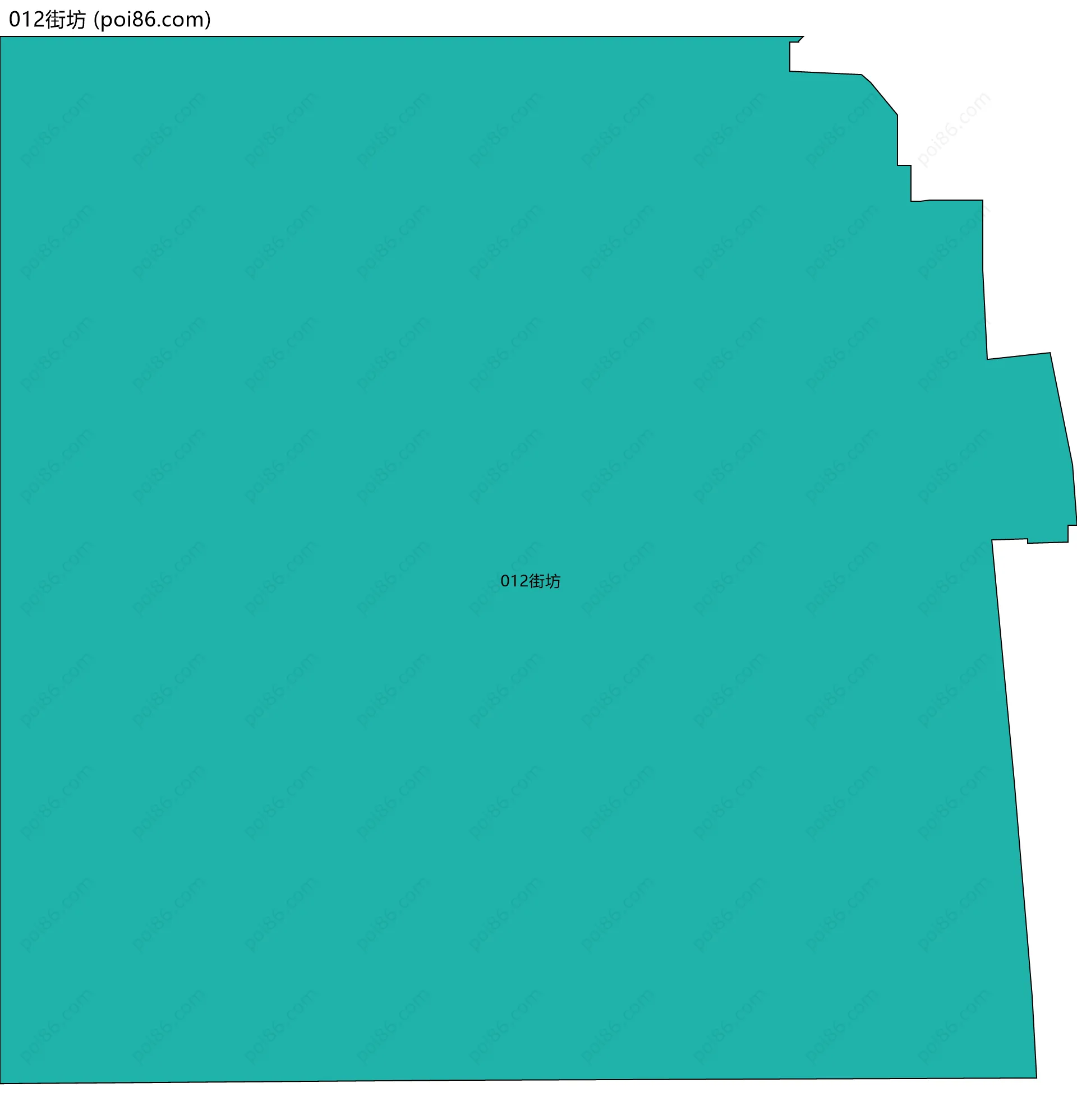 012街坊边界地图