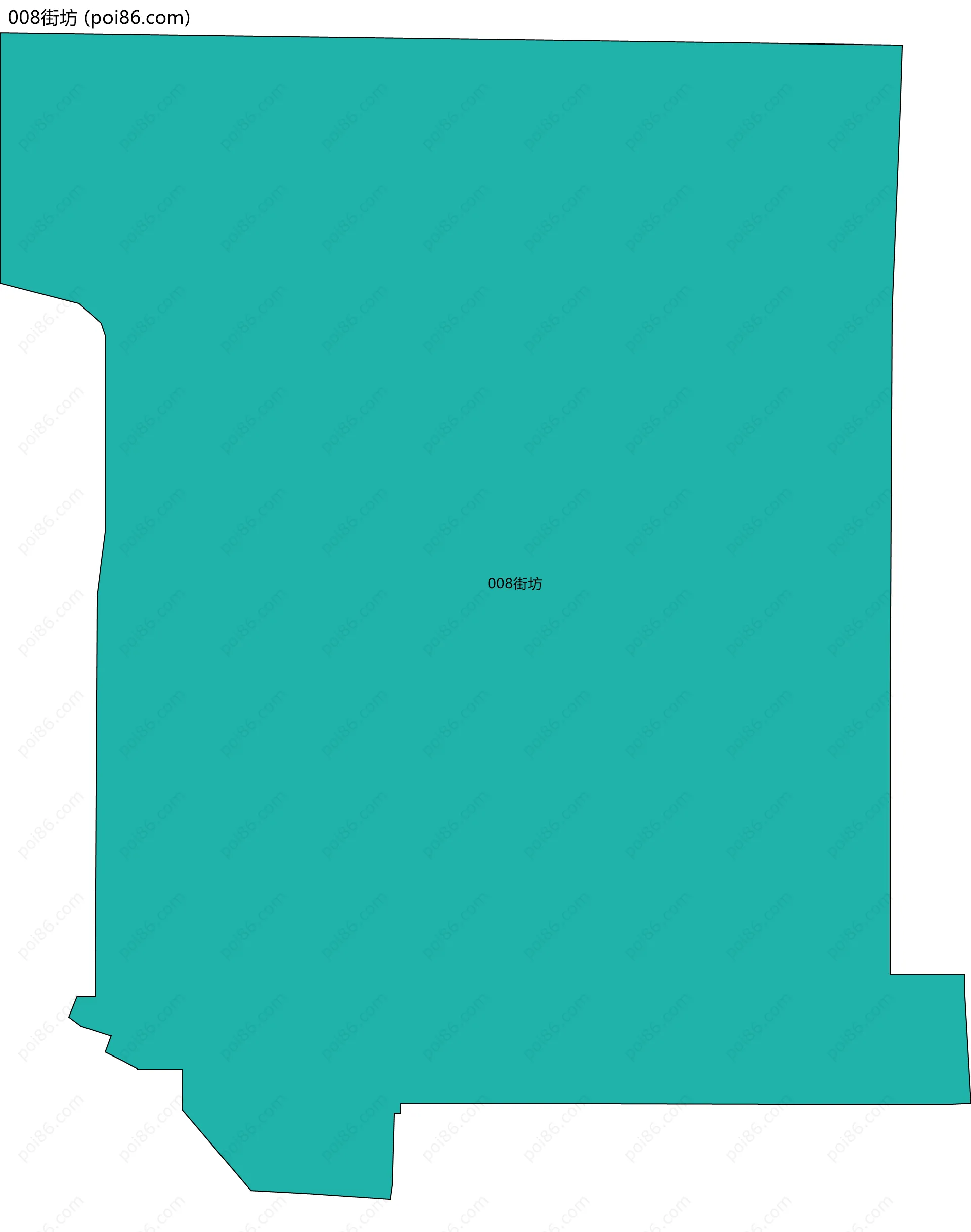 008街坊边界地图