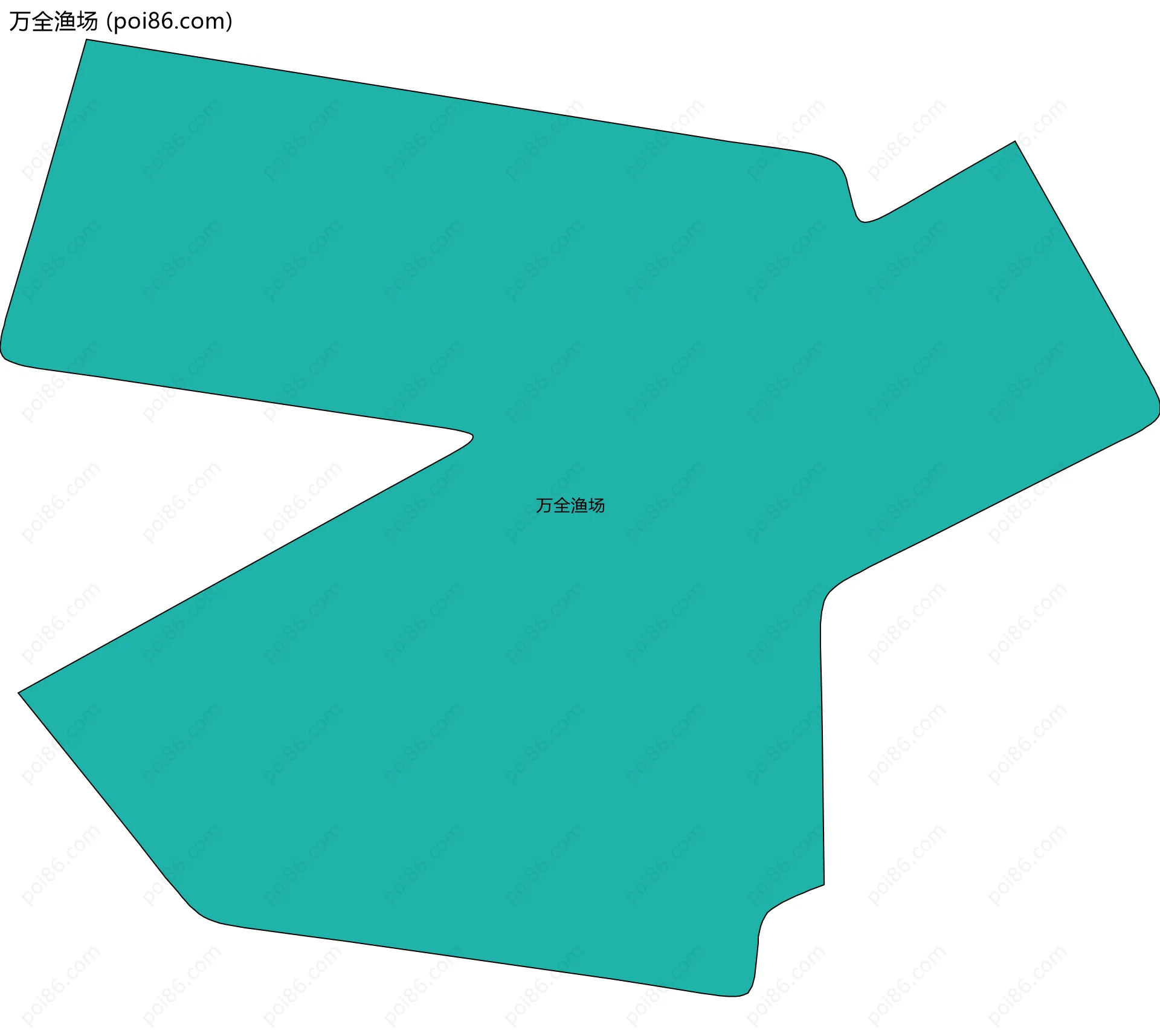 万全渔场边界地图