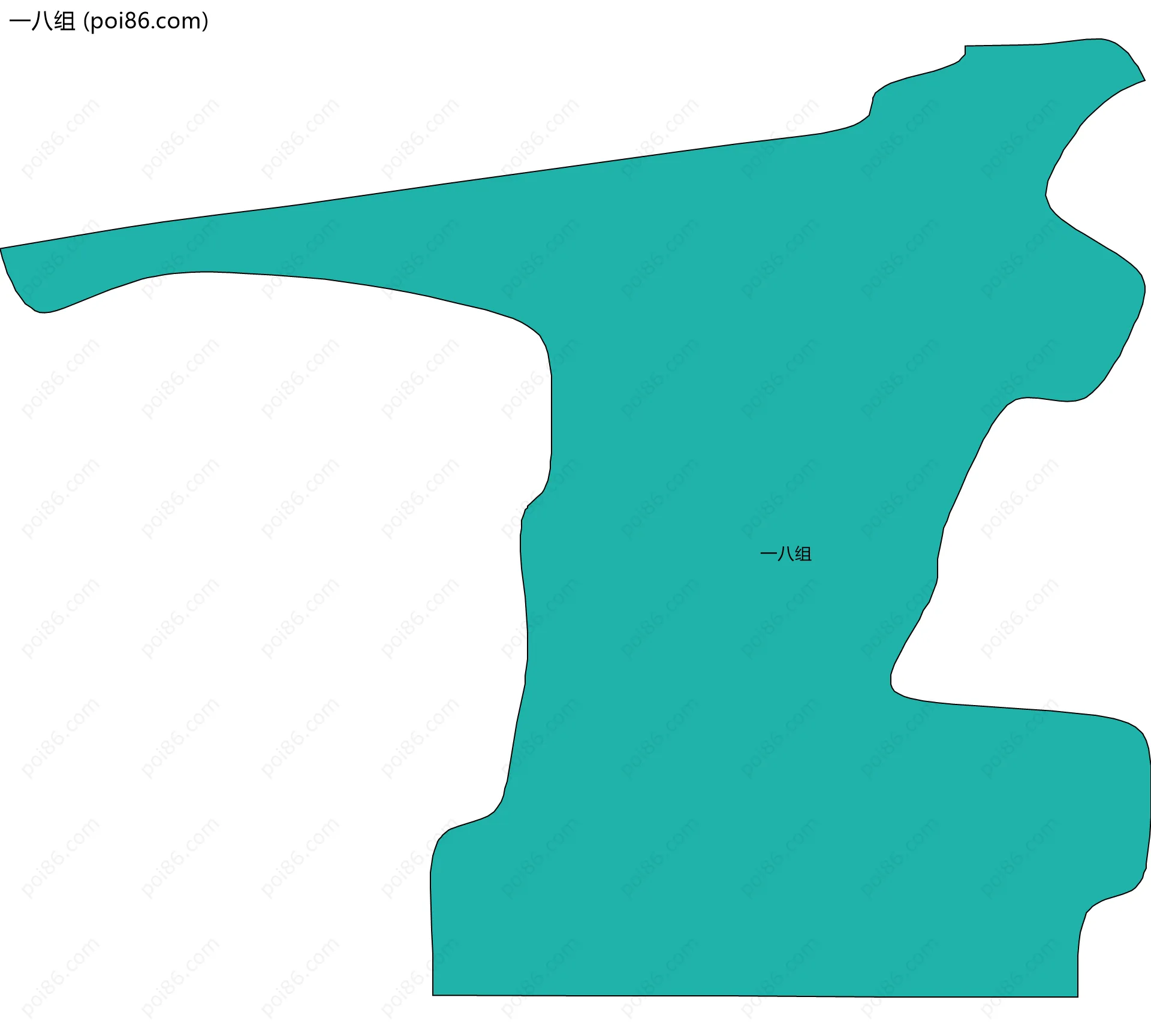 一八组边界地图