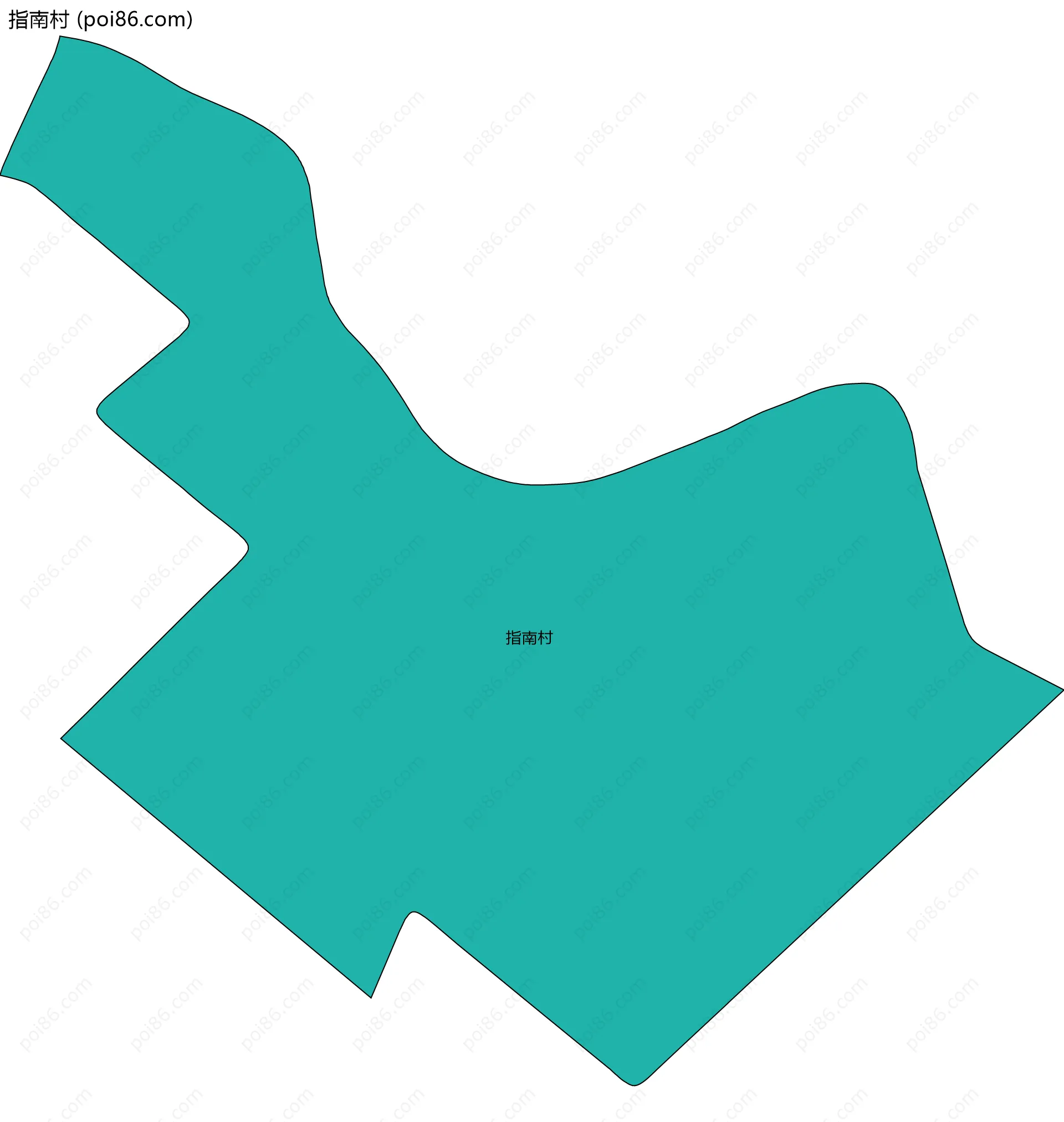 指南村边界地图