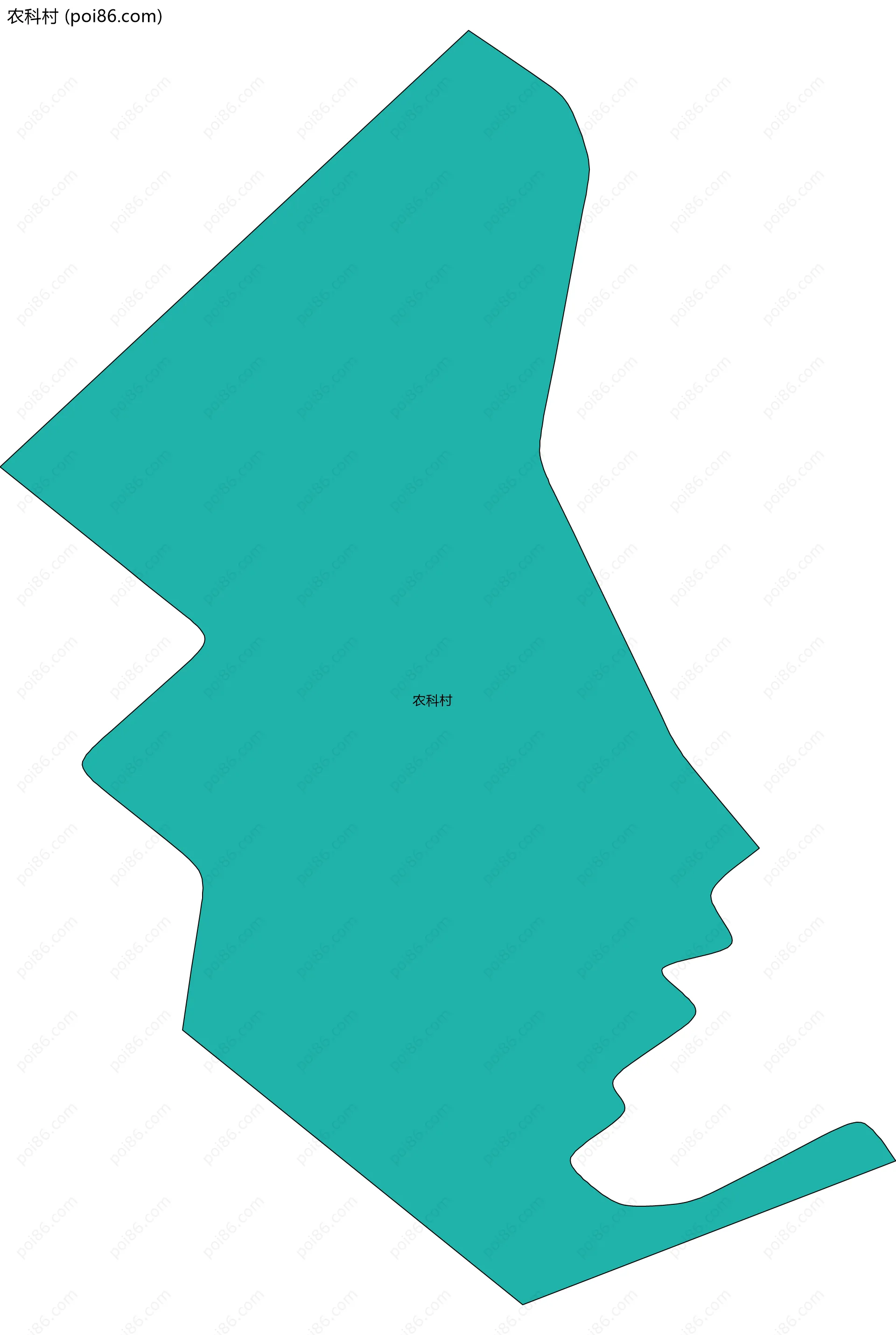 农科村边界地图