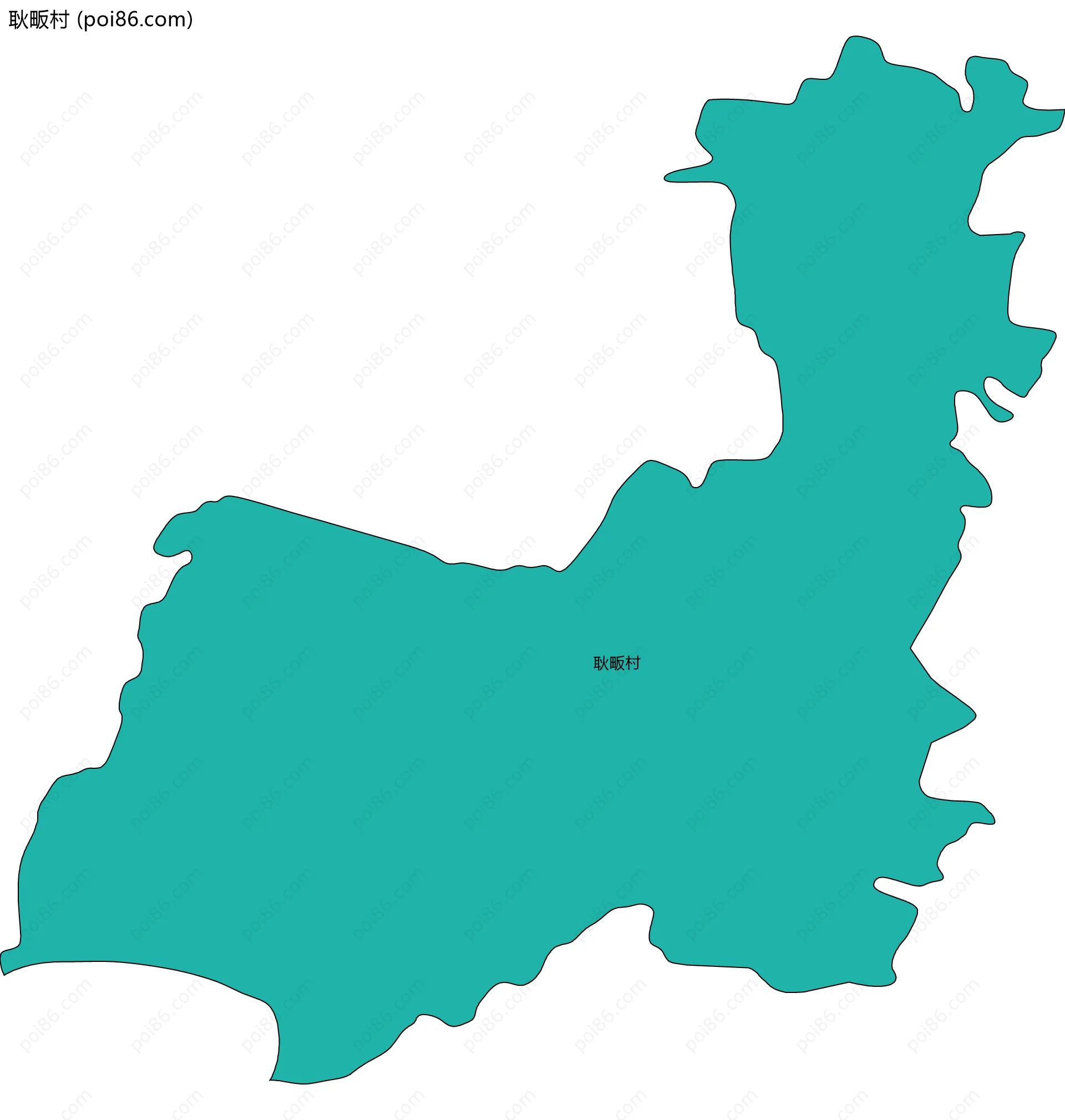 耿畈村边界地图