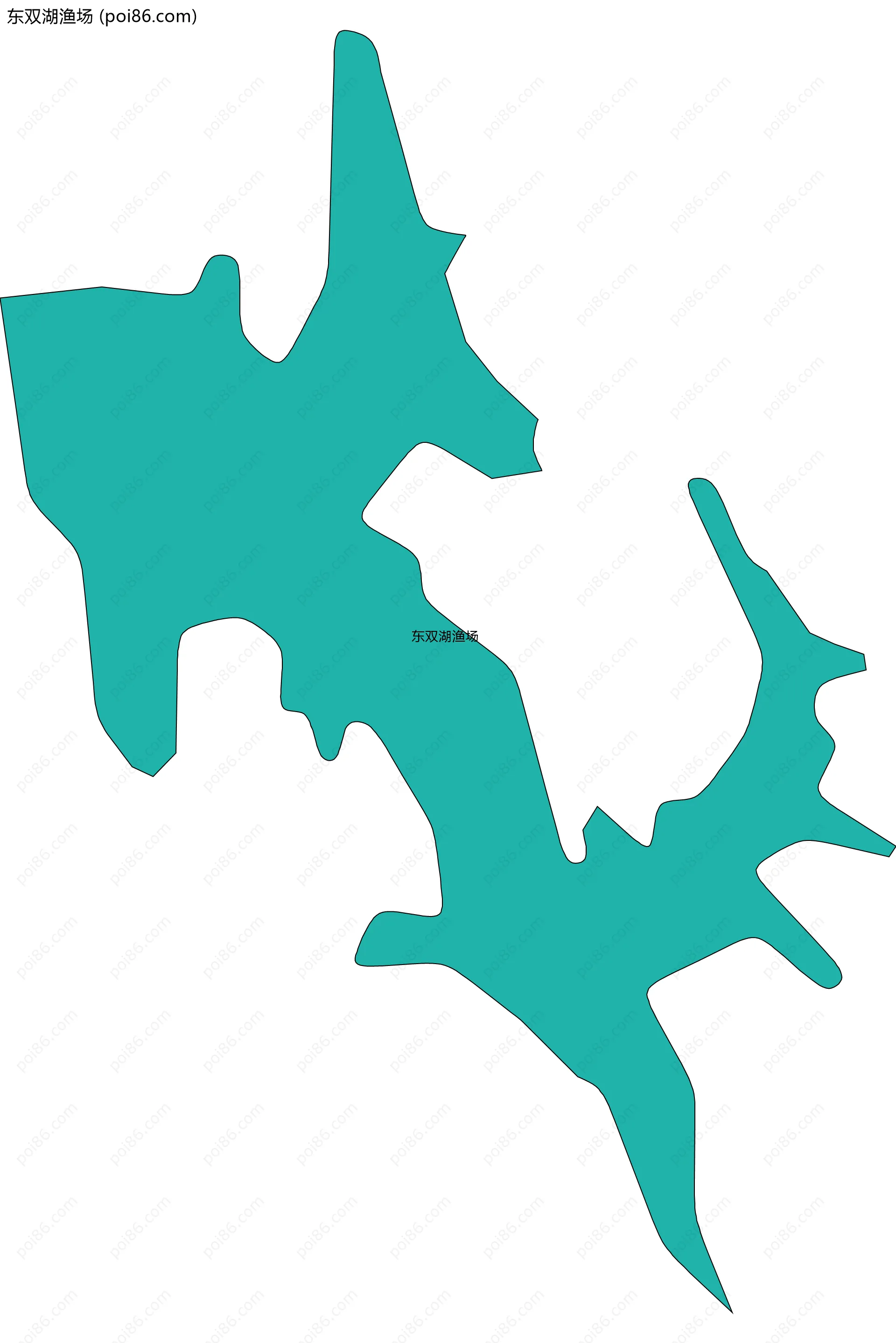 东双湖渔场边界地图