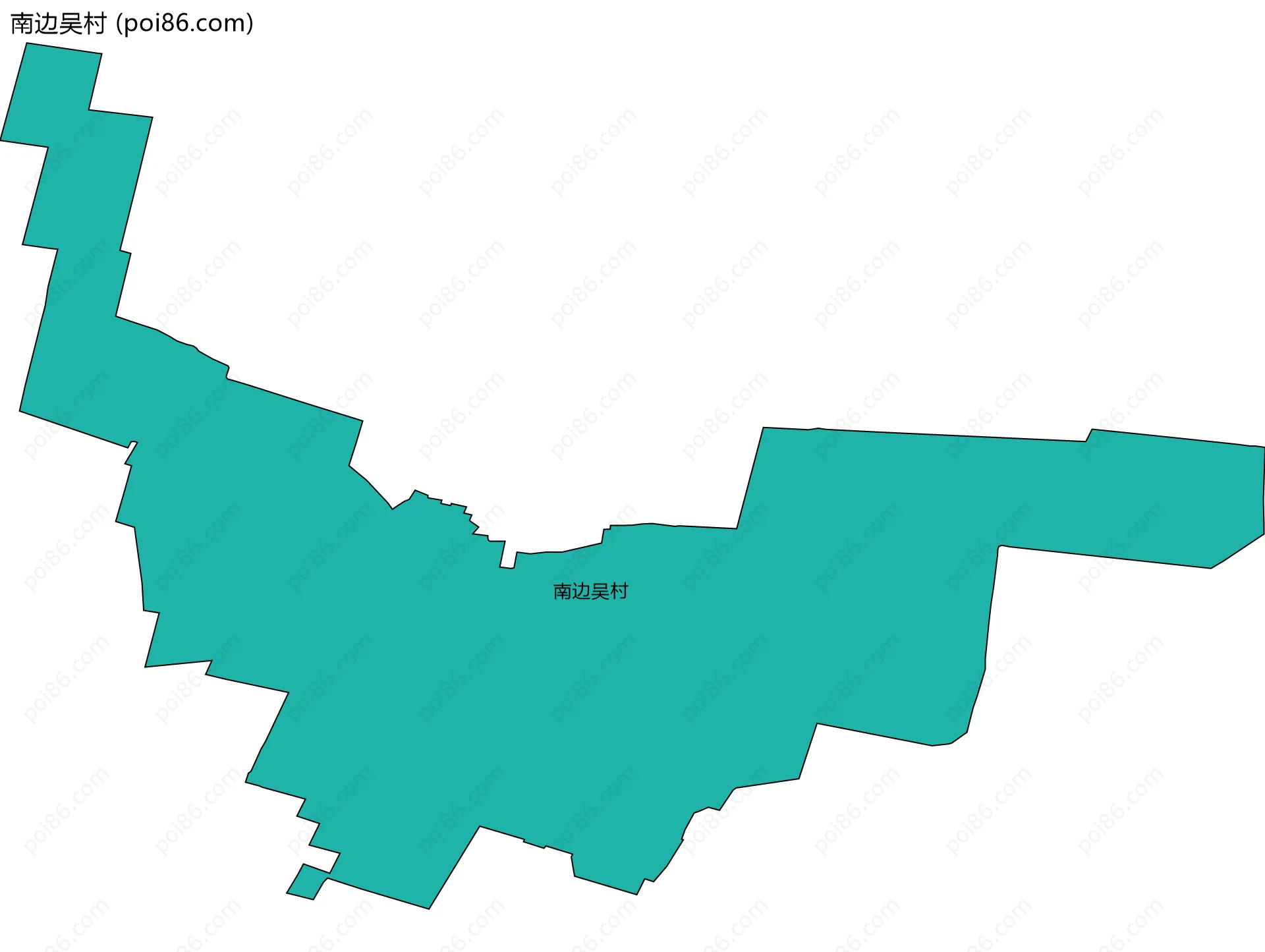 南边吴村边界地图