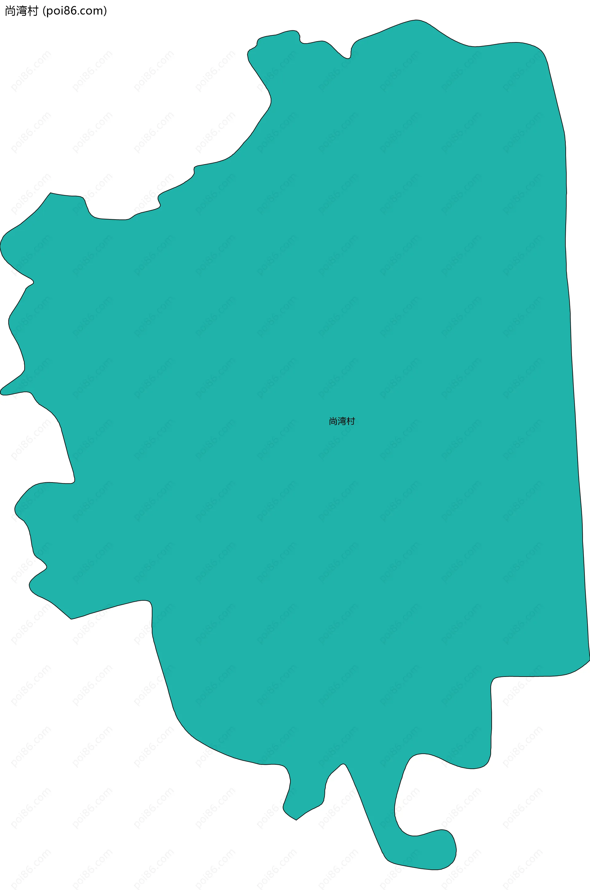 尚湾村边界地图