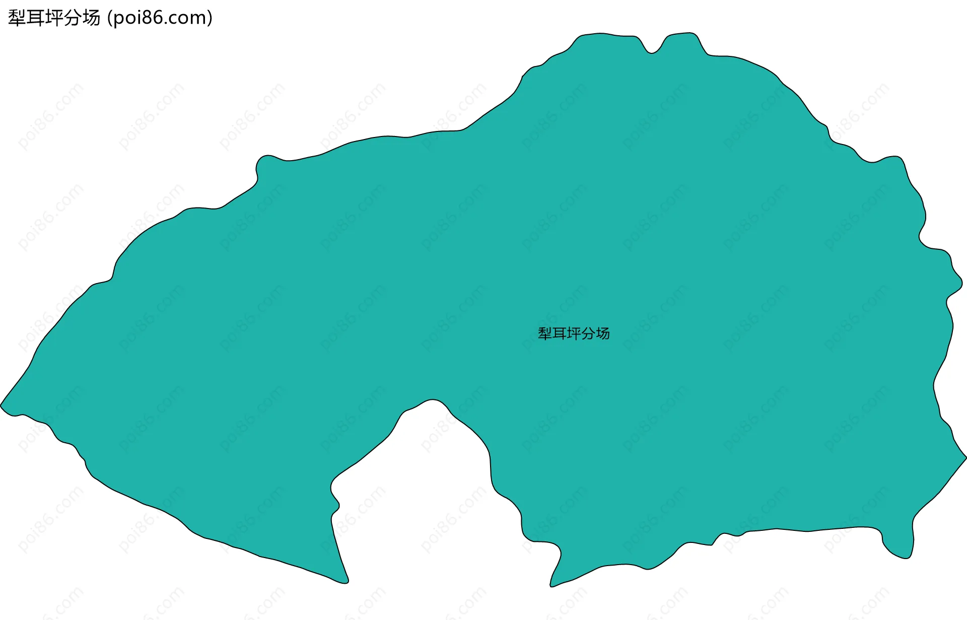 犁耳坪分场边界地图