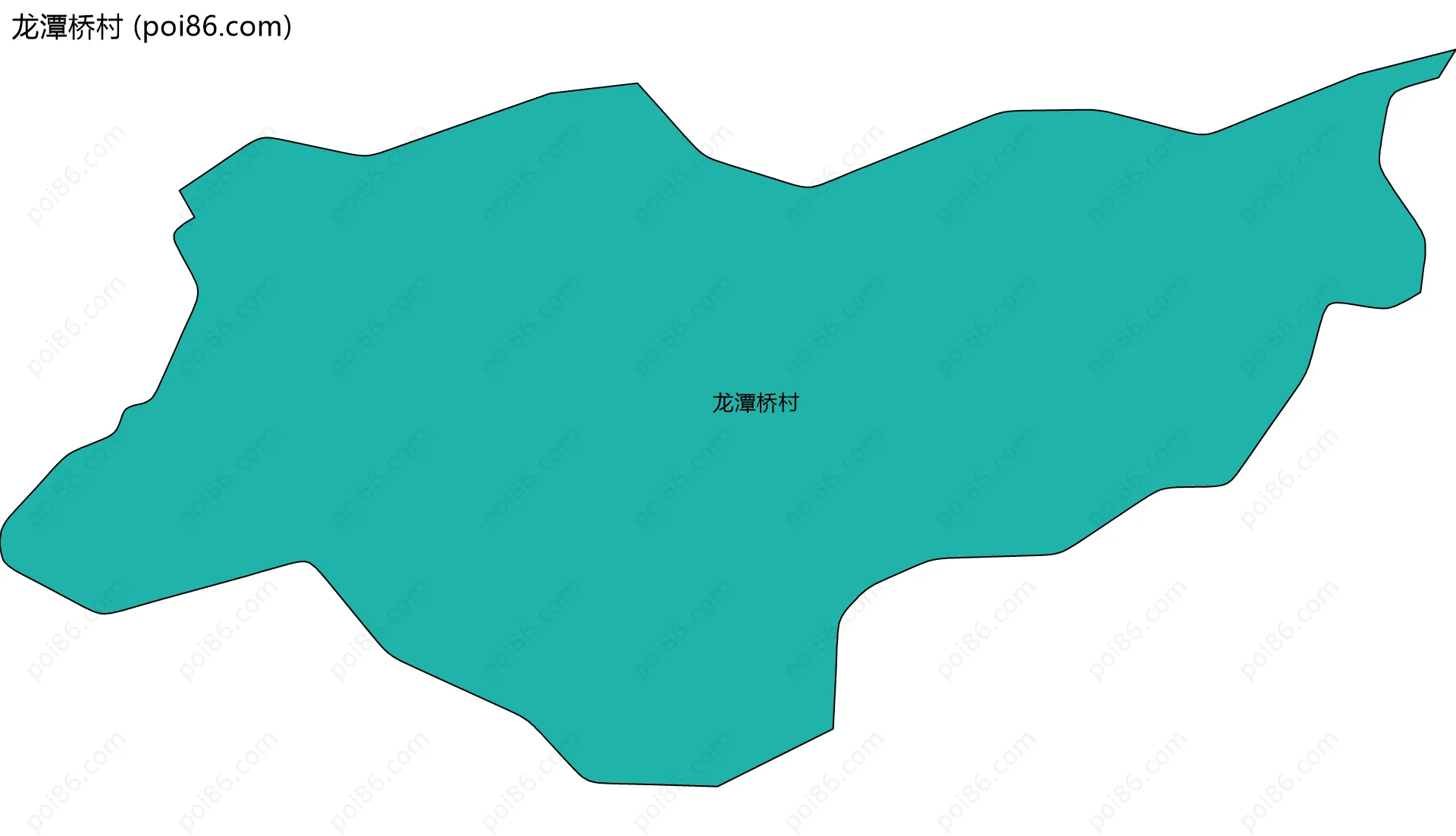 龙潭桥村边界地图