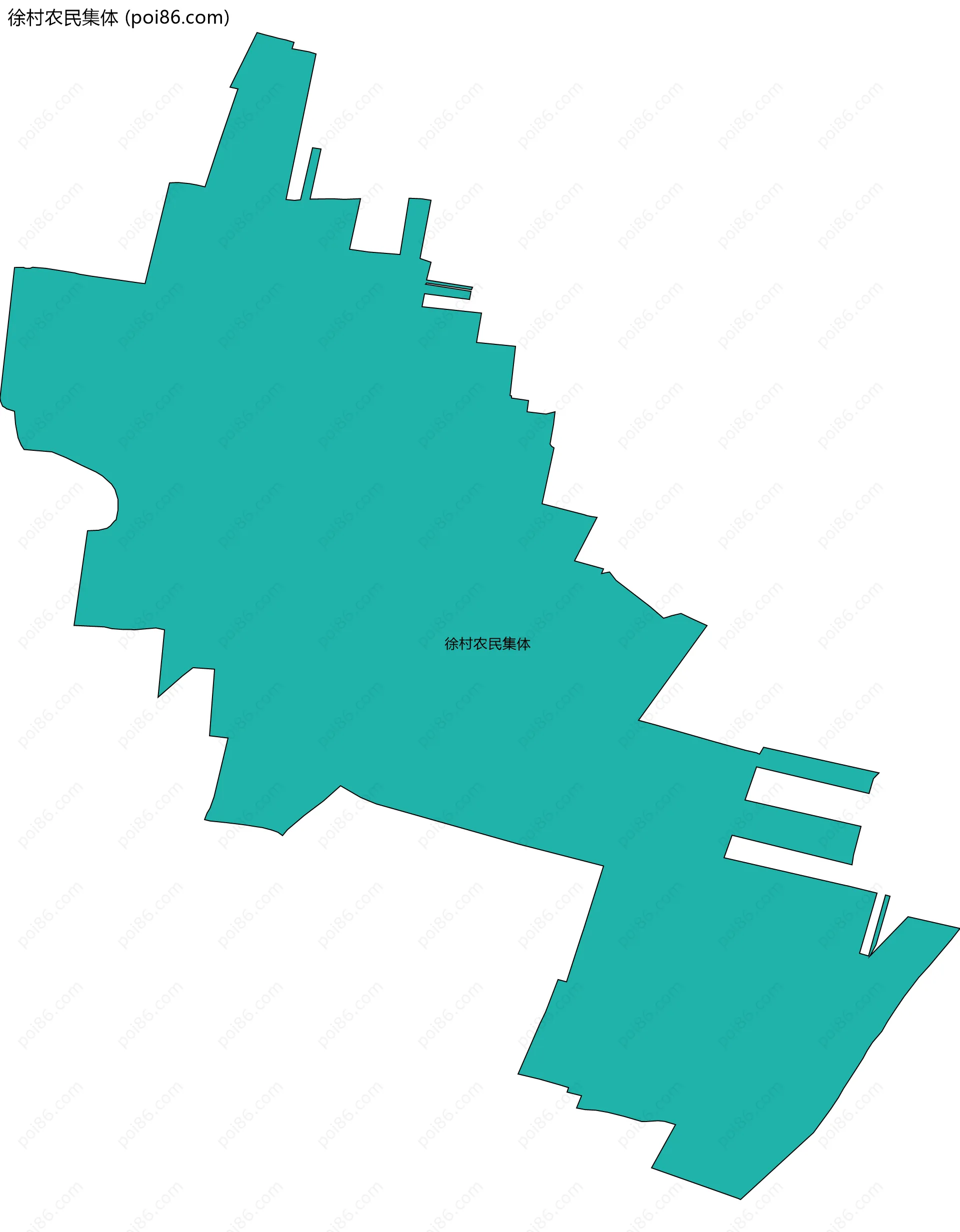 徐村农民集体边界地图