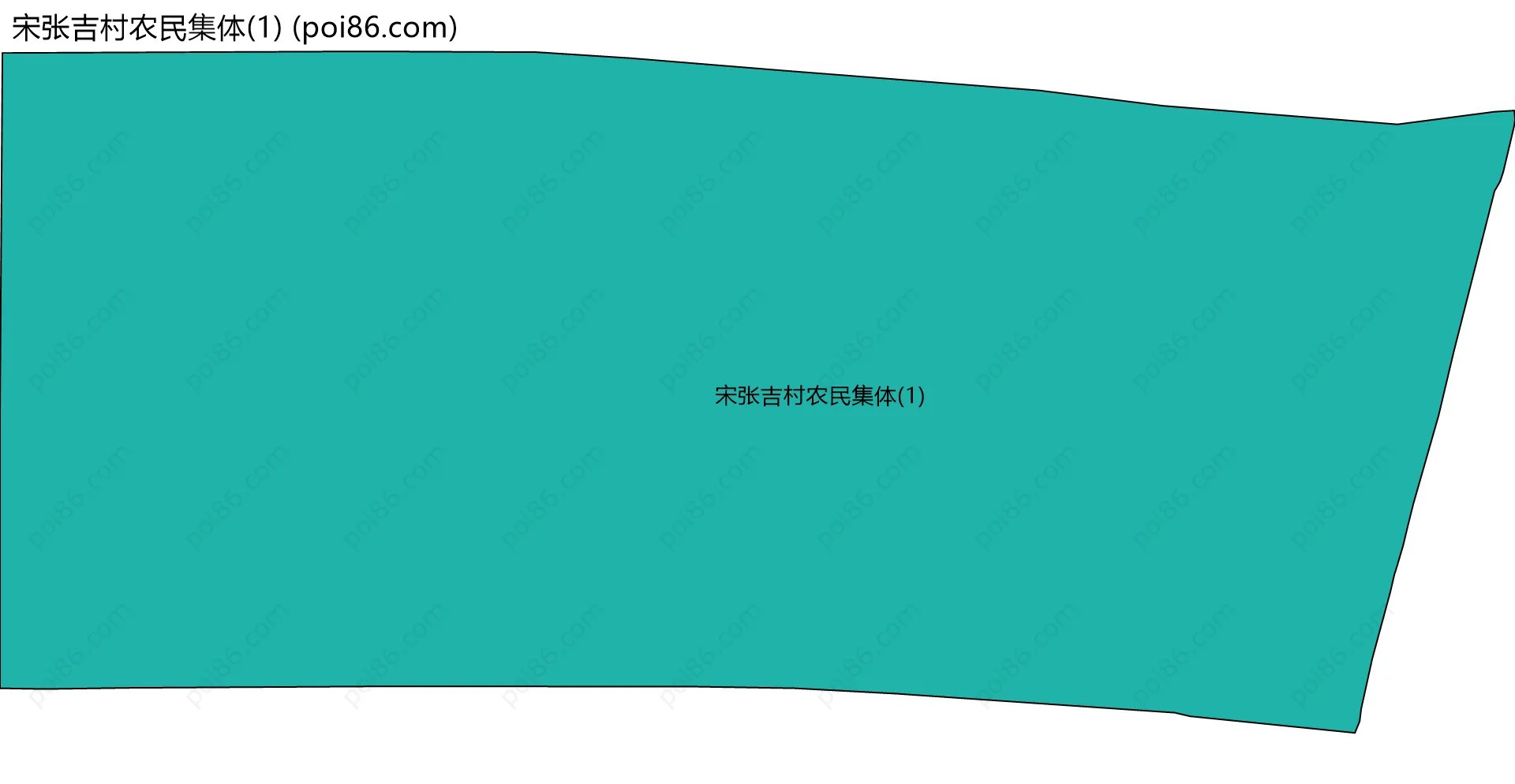 宋张吉村农民集体(1)边界地图
