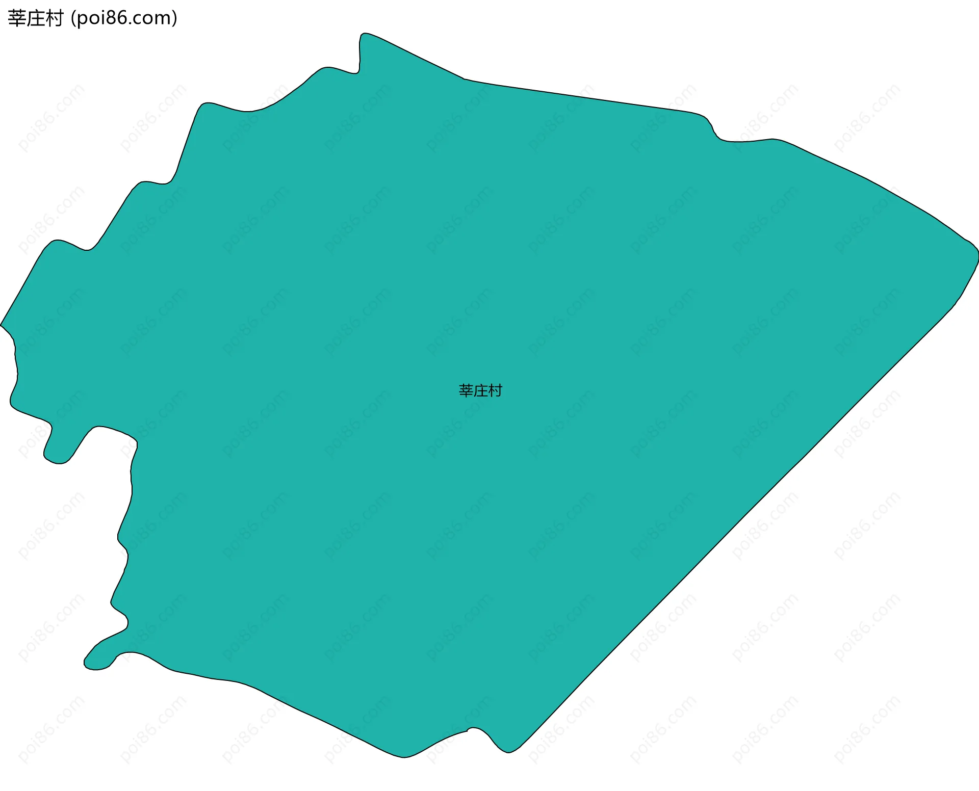 莘庄村边界地图