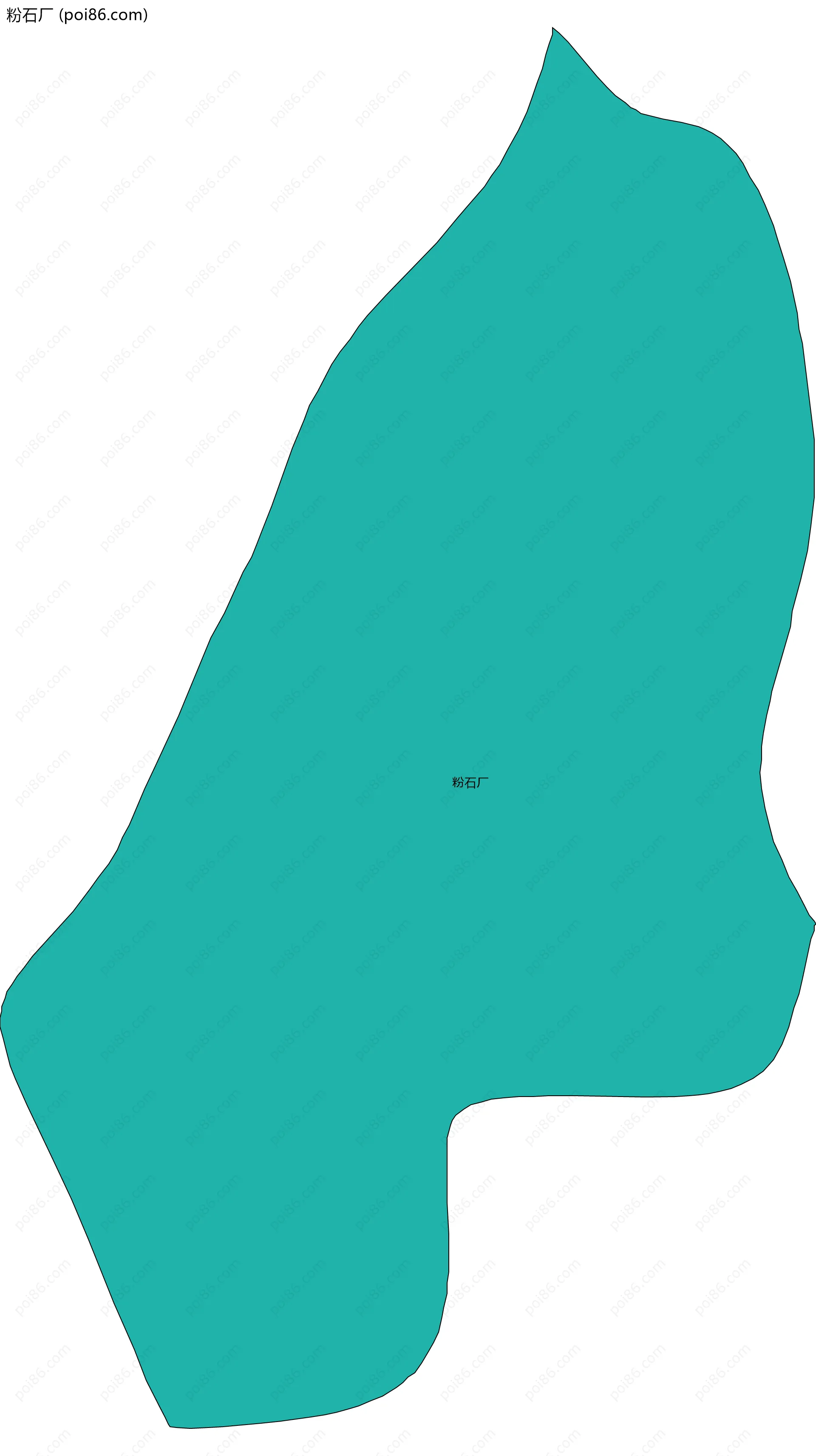 粉石厂边界地图