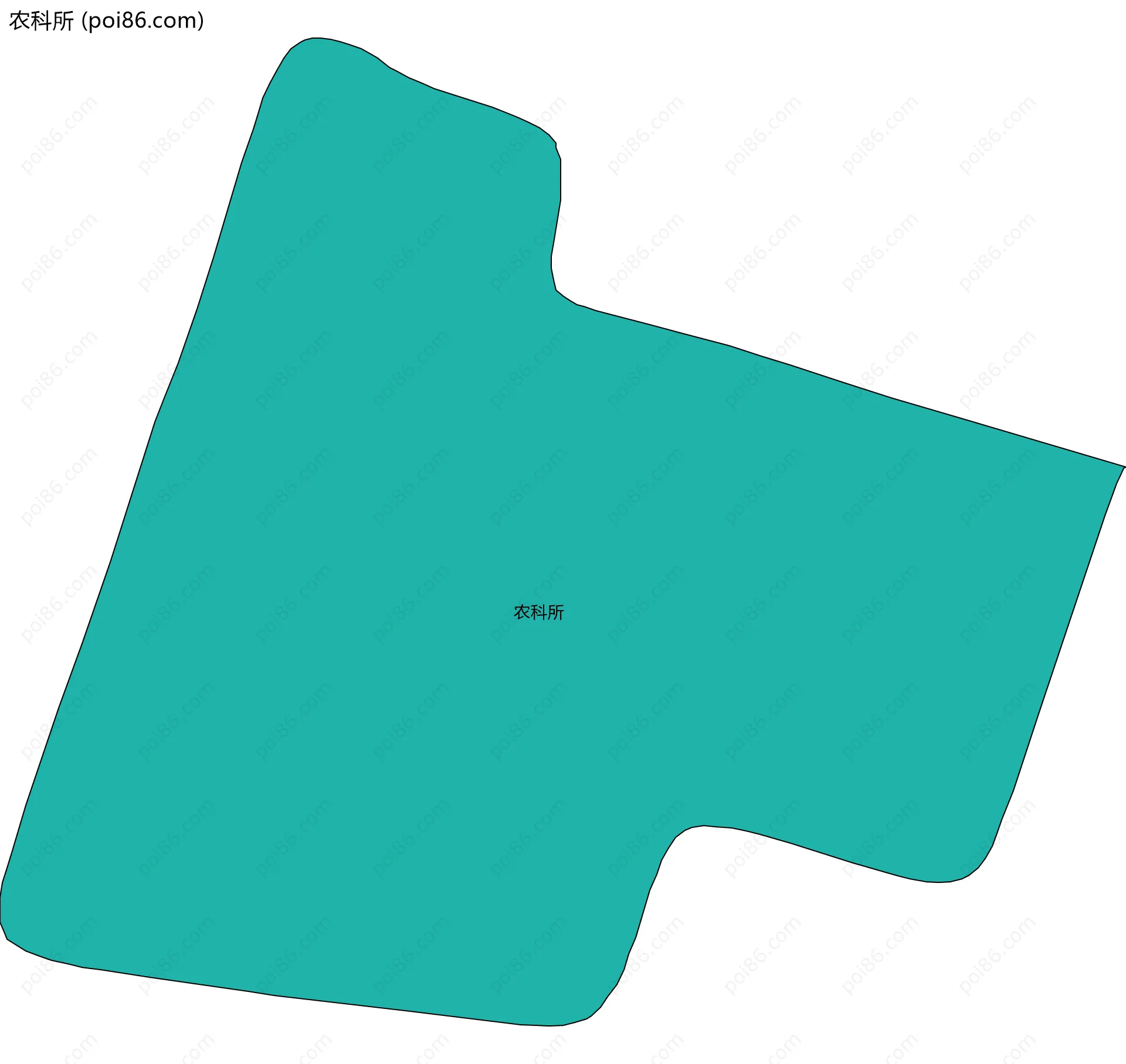 农科所边界地图