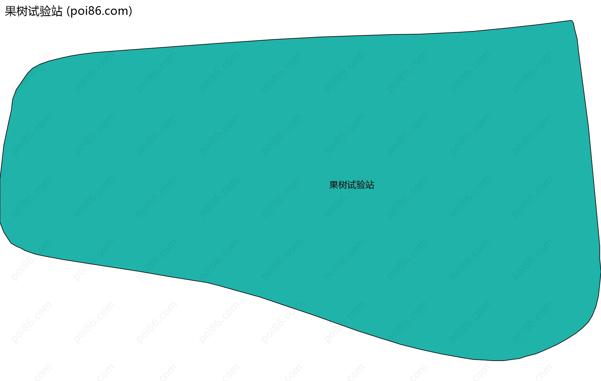果树试验站边界地图
