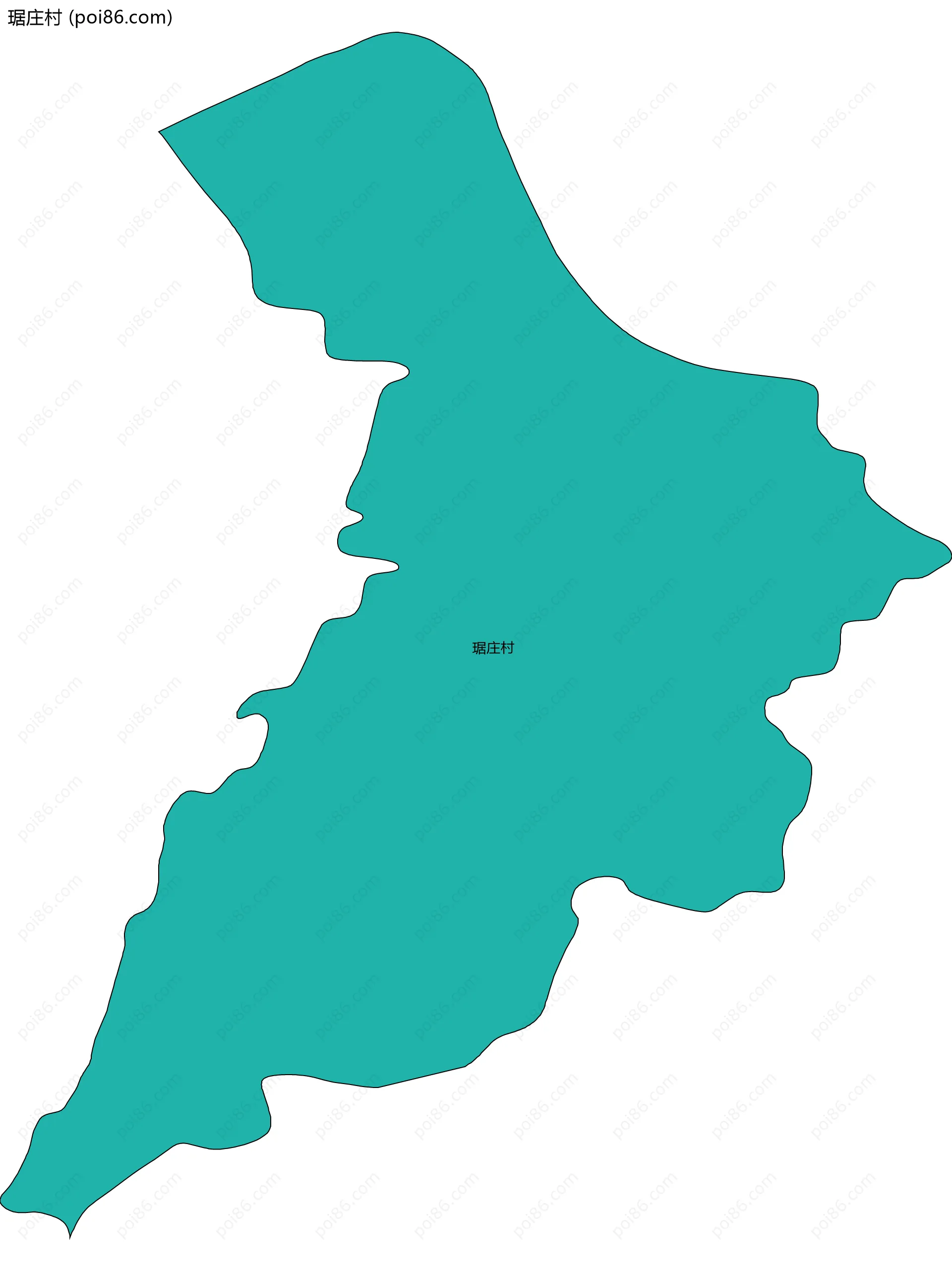 琚庄村边界地图