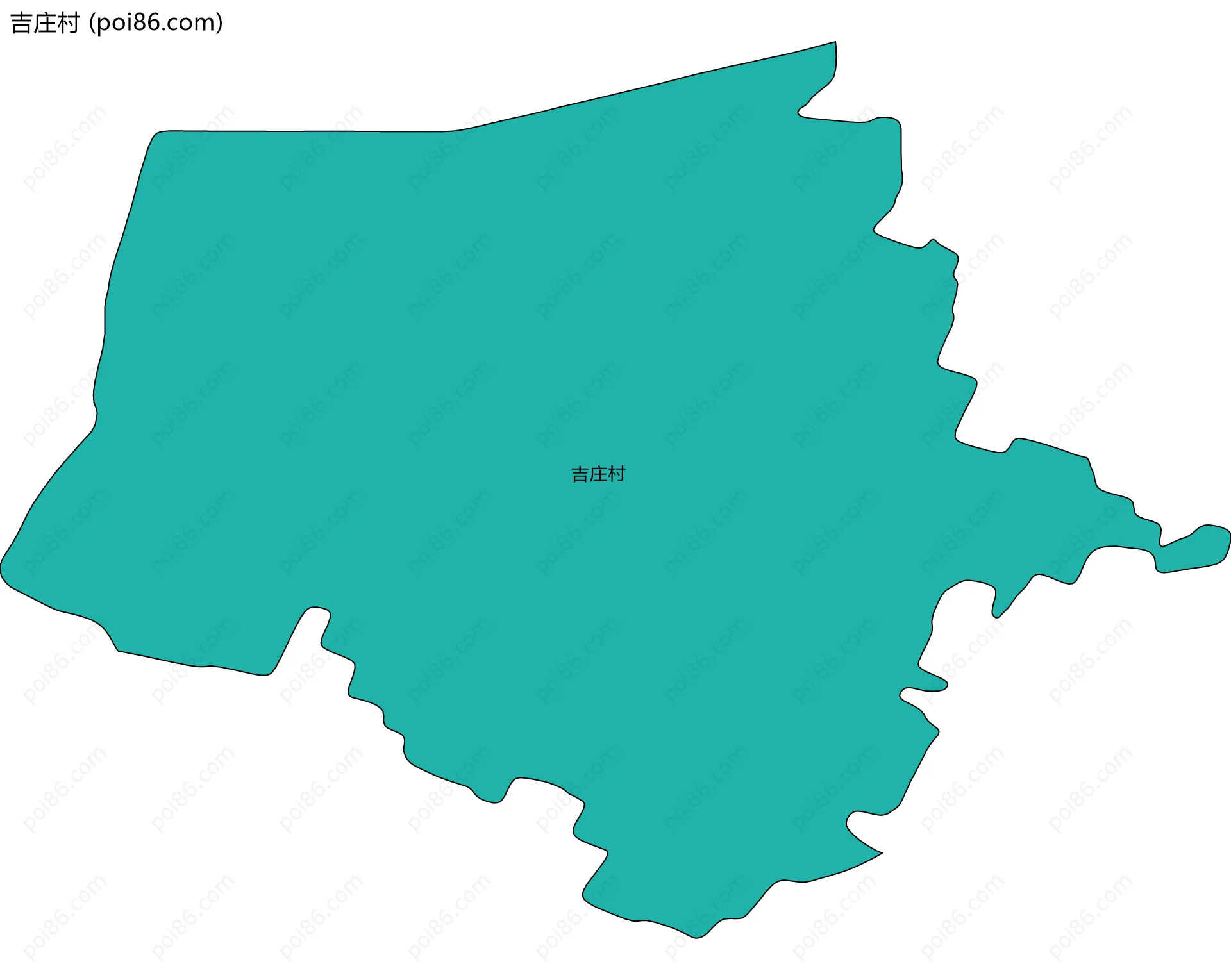 吉庄村边界地图