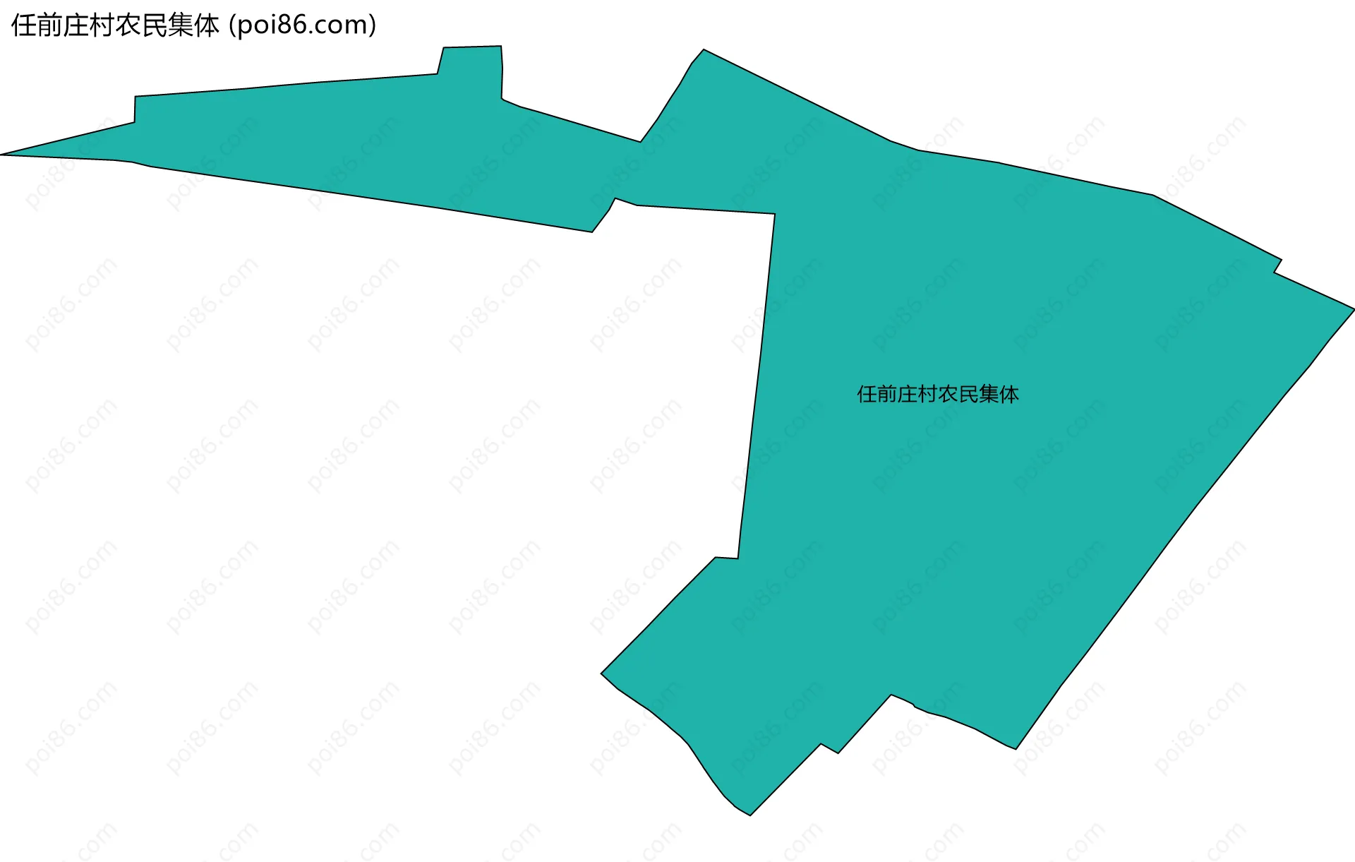 任前庄村农民集体边界地图