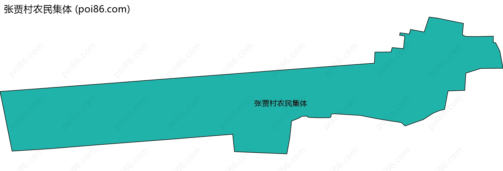 张贾村农民集体边界地图