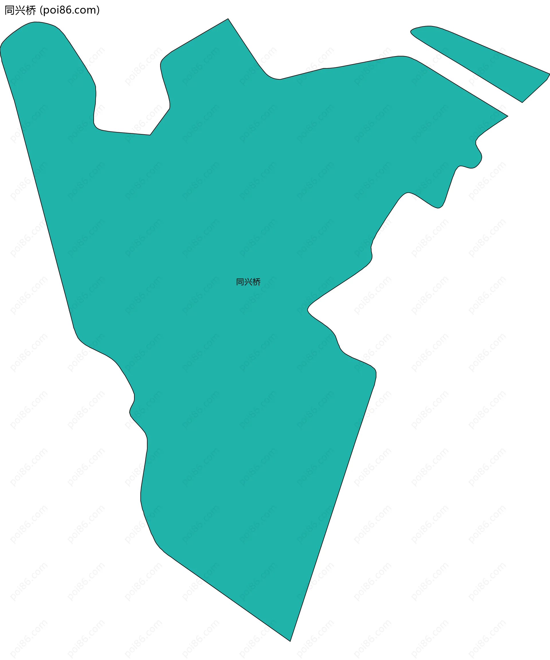 同兴桥边界地图