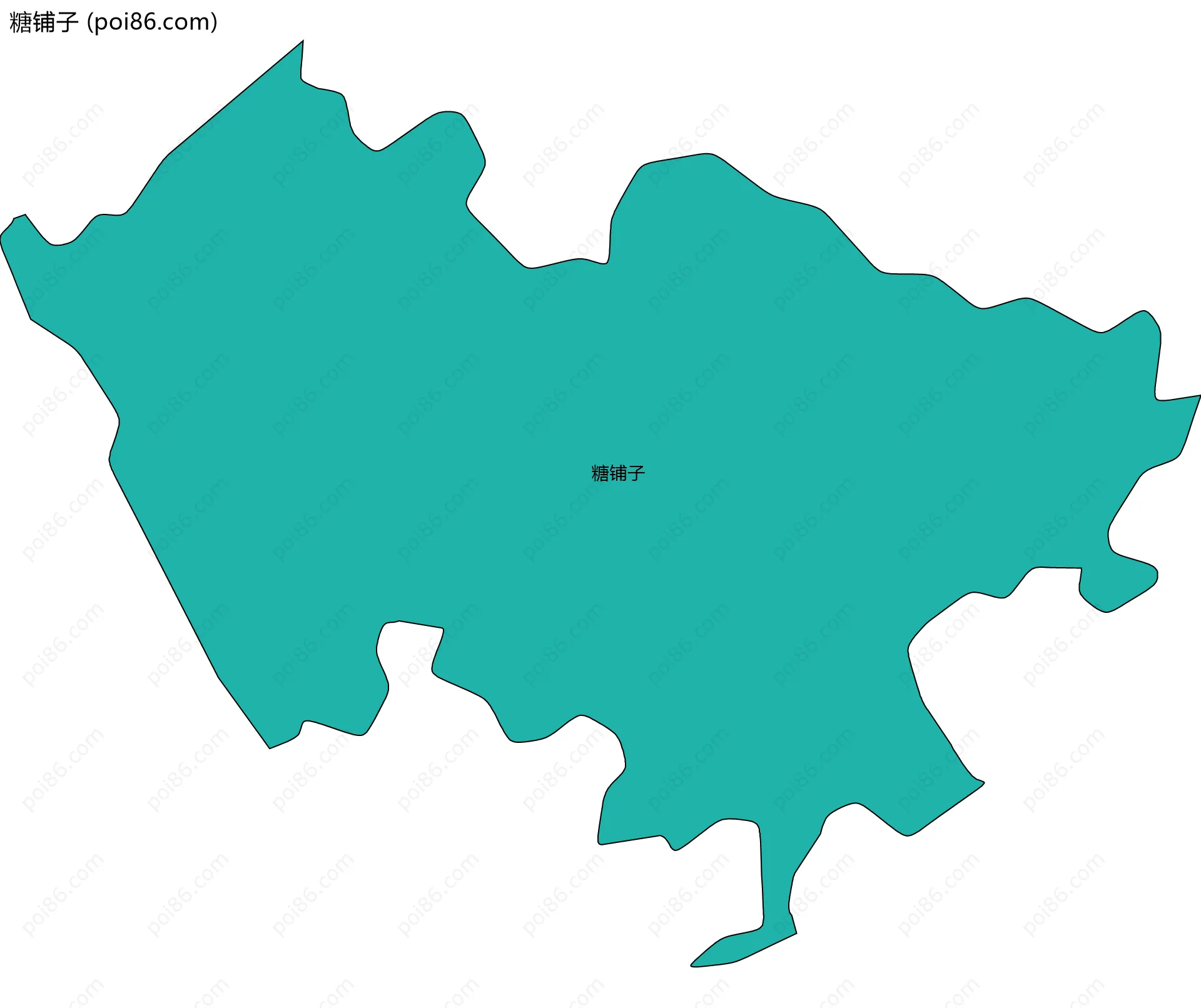 糖铺子边界地图