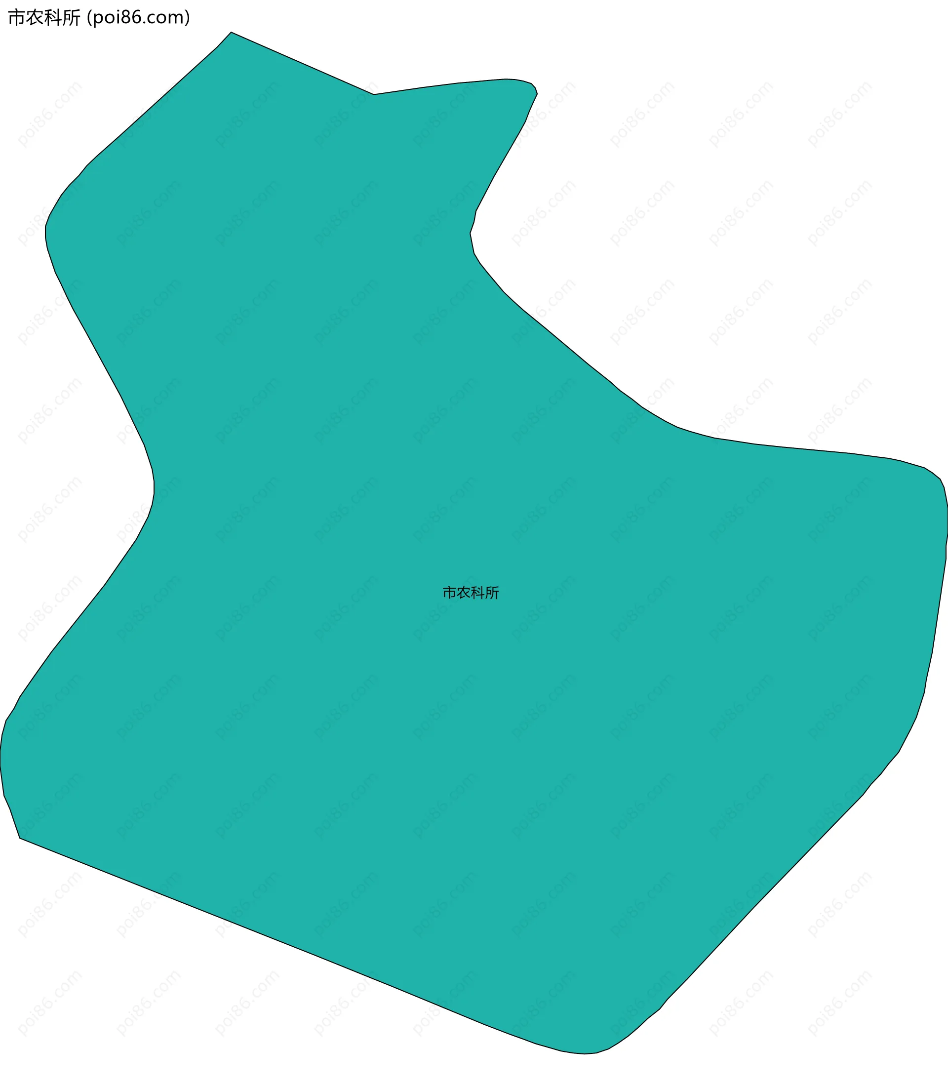 市农科所边界地图