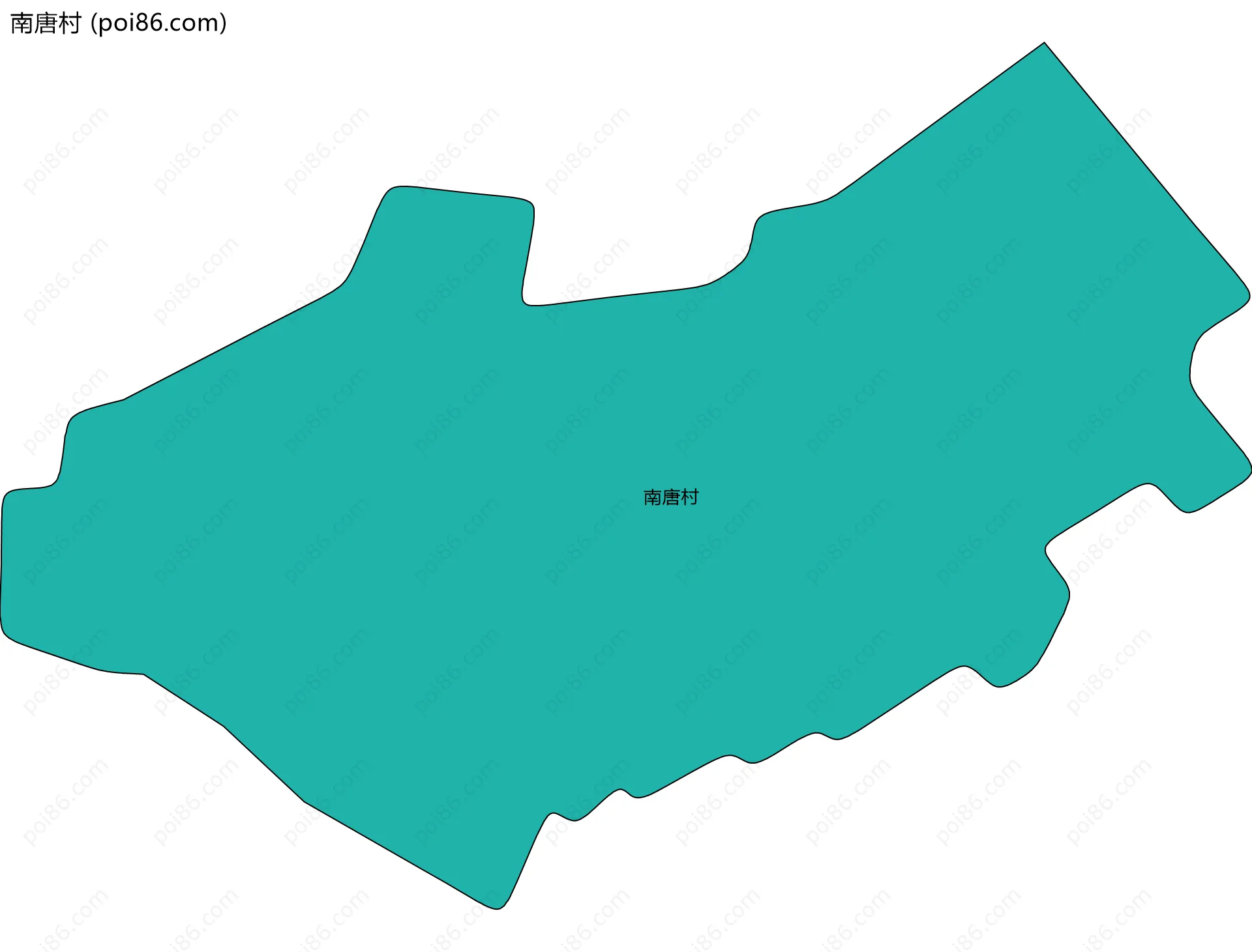 南唐村边界地图