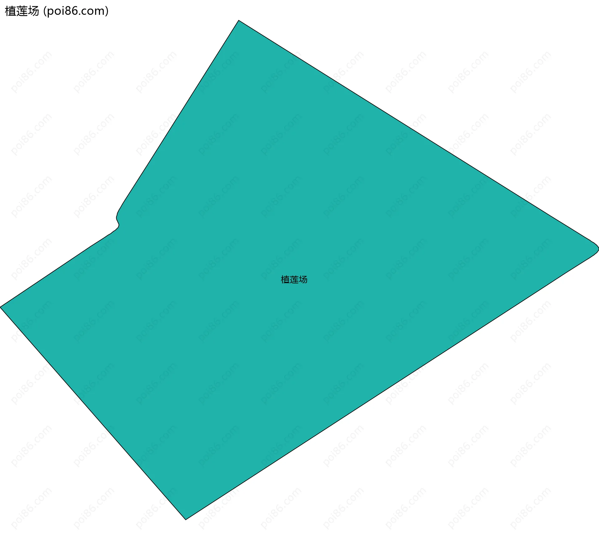 植莲场边界地图