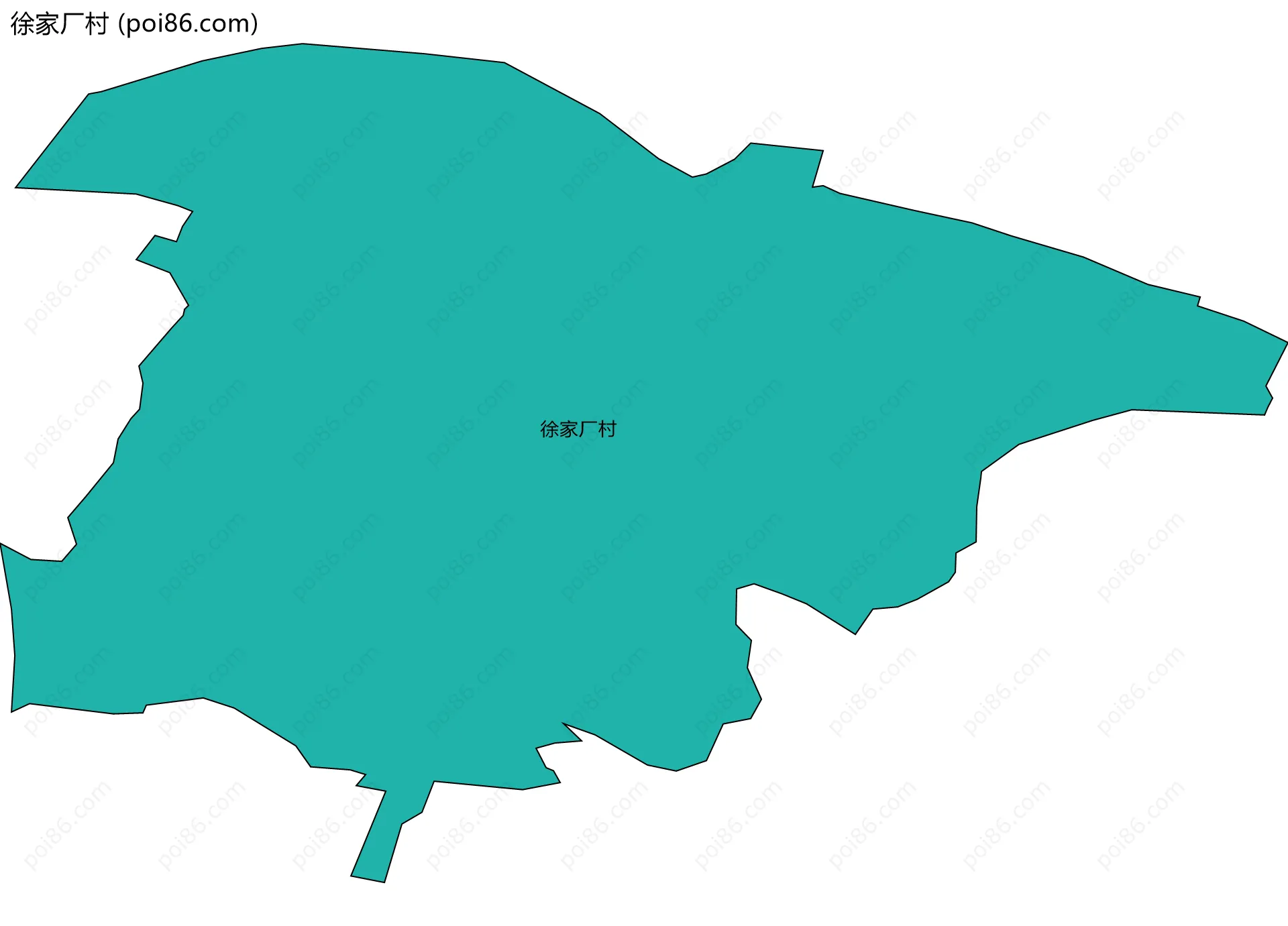 徐家厂村边界地图