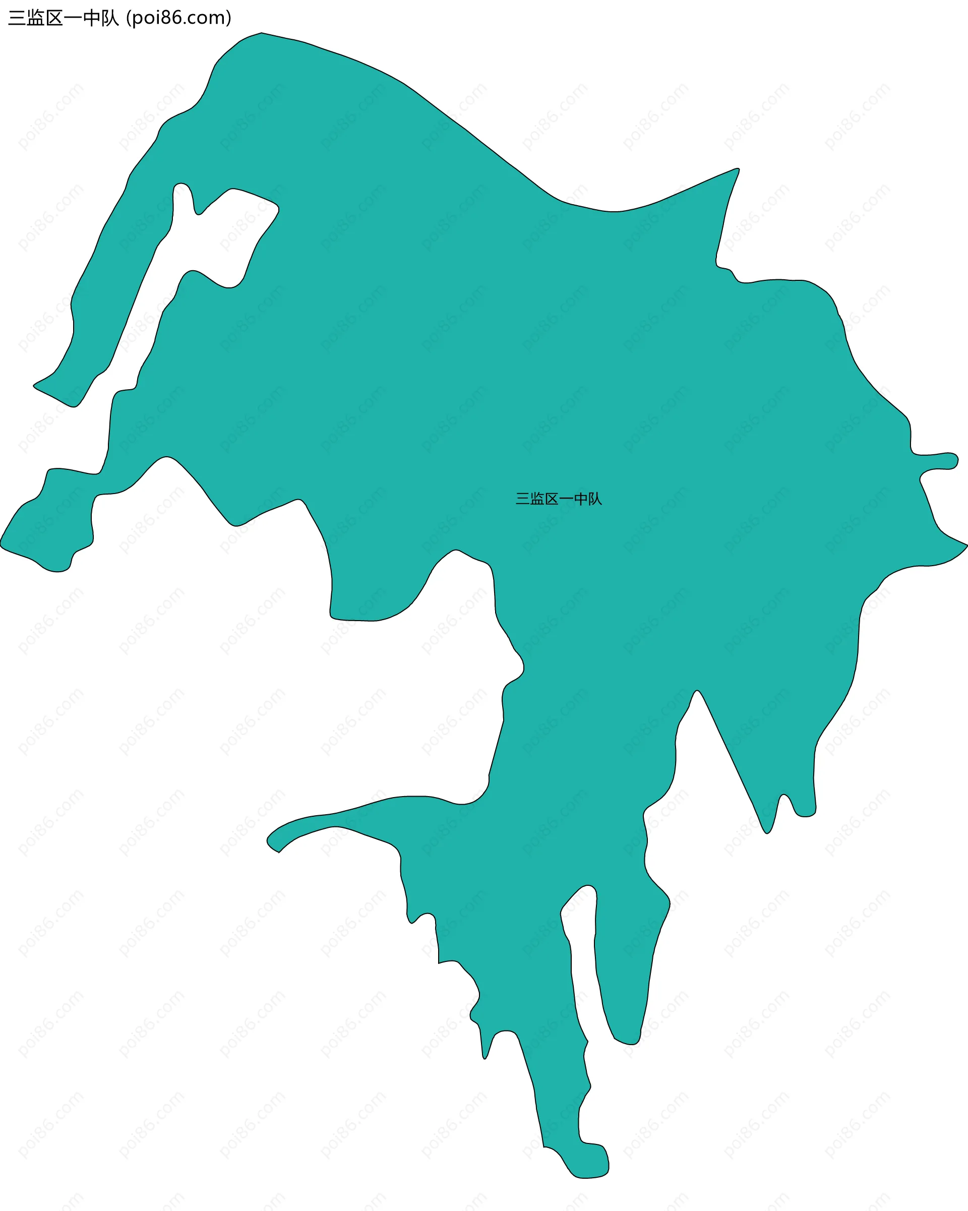 三监区一中队边界地图