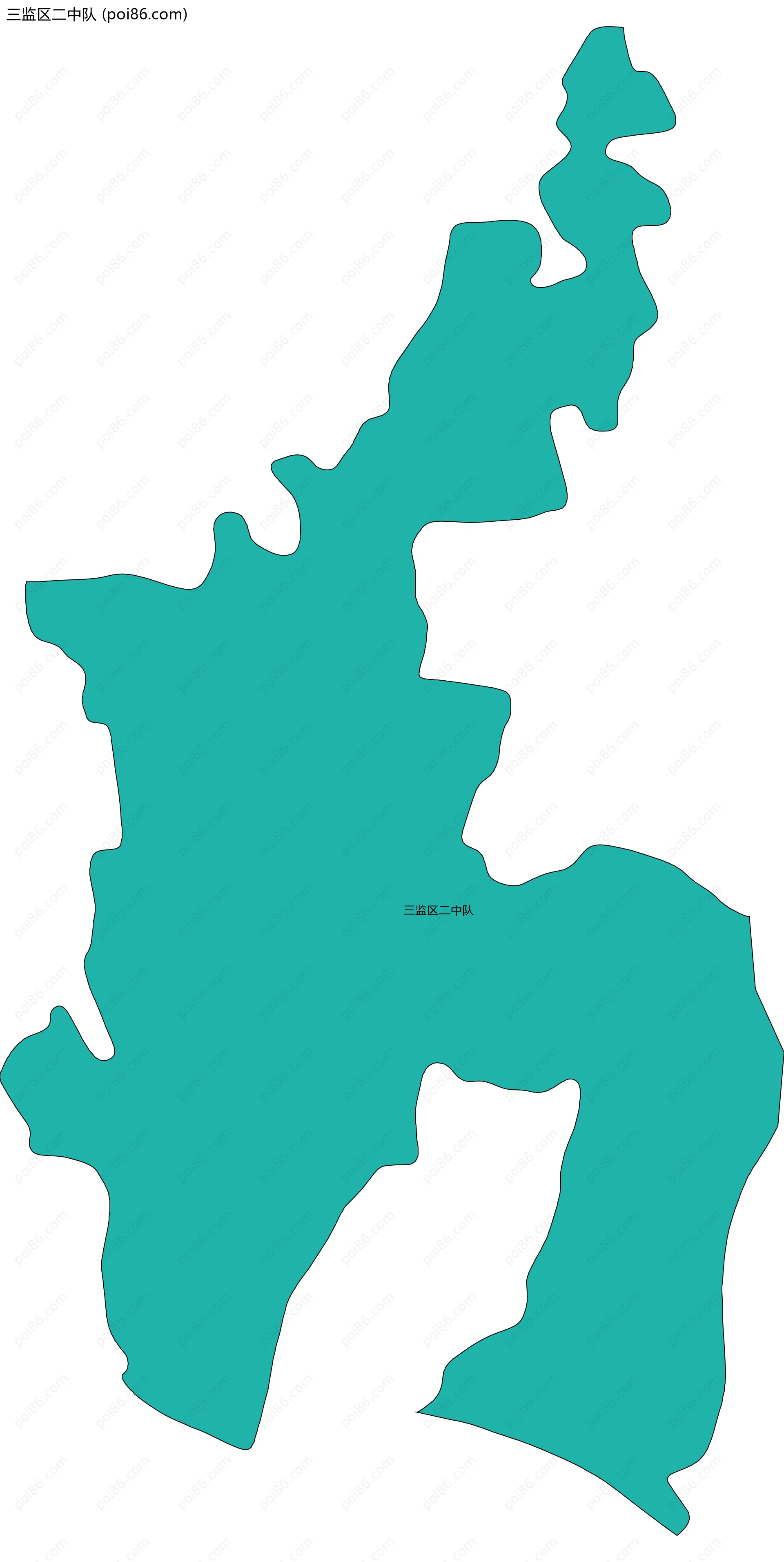 三监区二中队边界地图