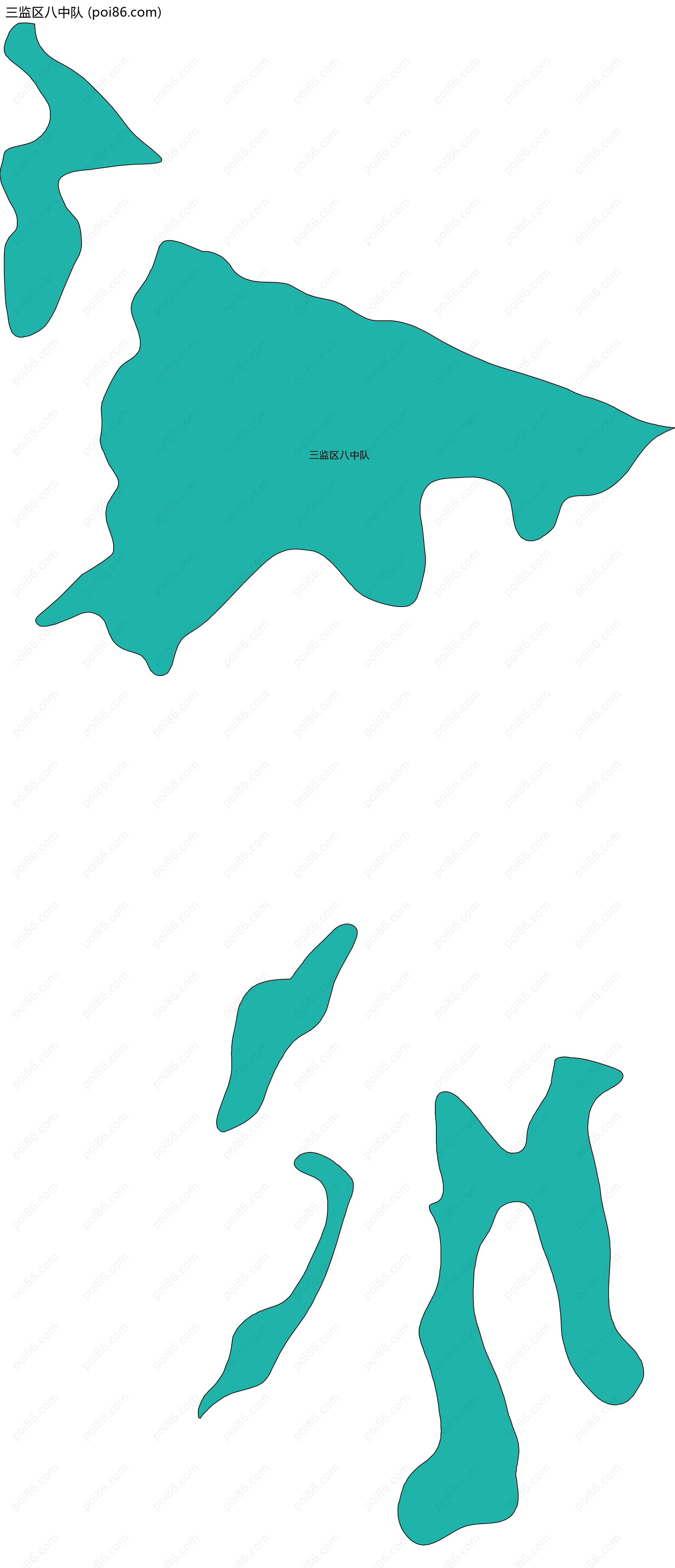 三监区八中队边界地图