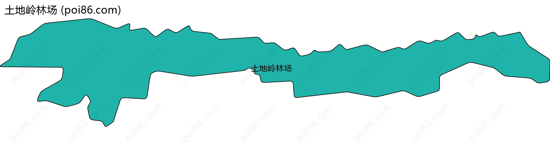 土地岭林场边界地图