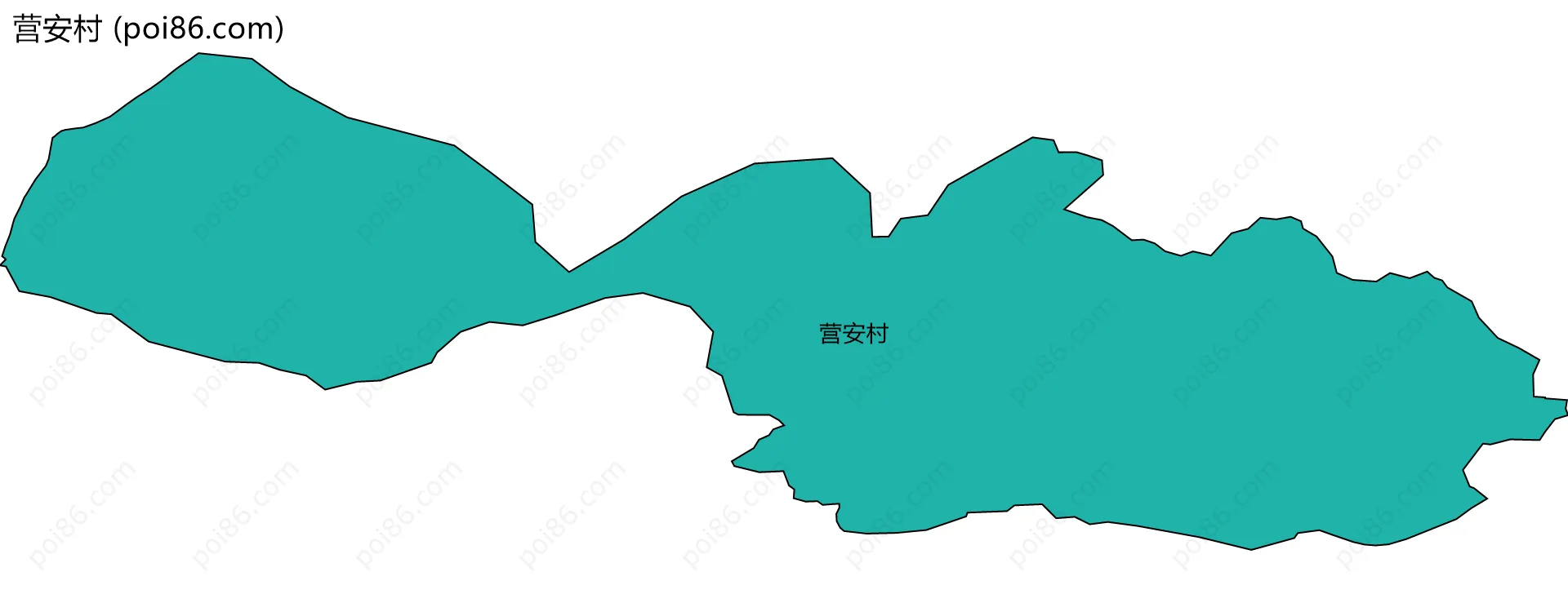 营安村边界地图