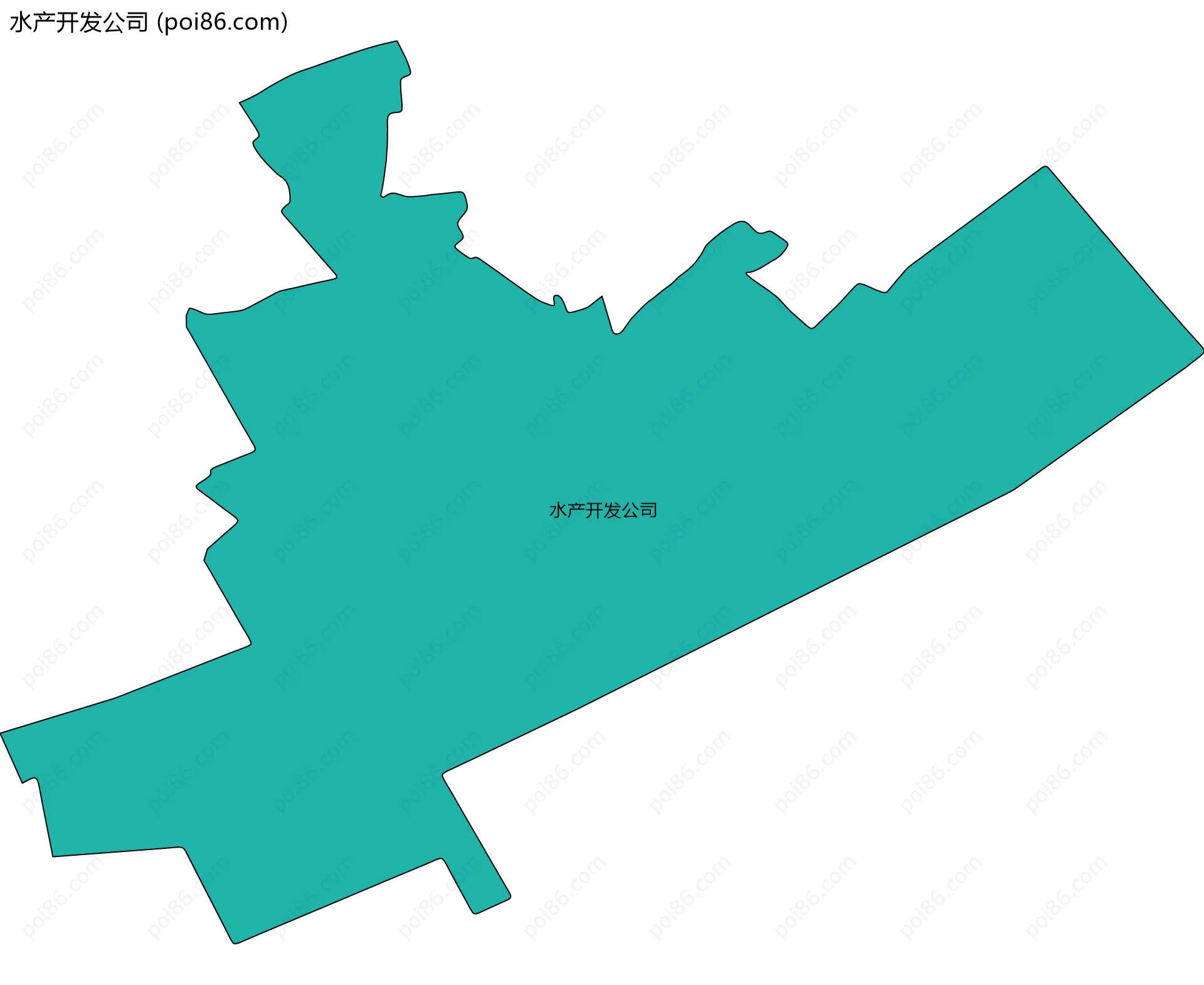 水产开发公司边界地图
