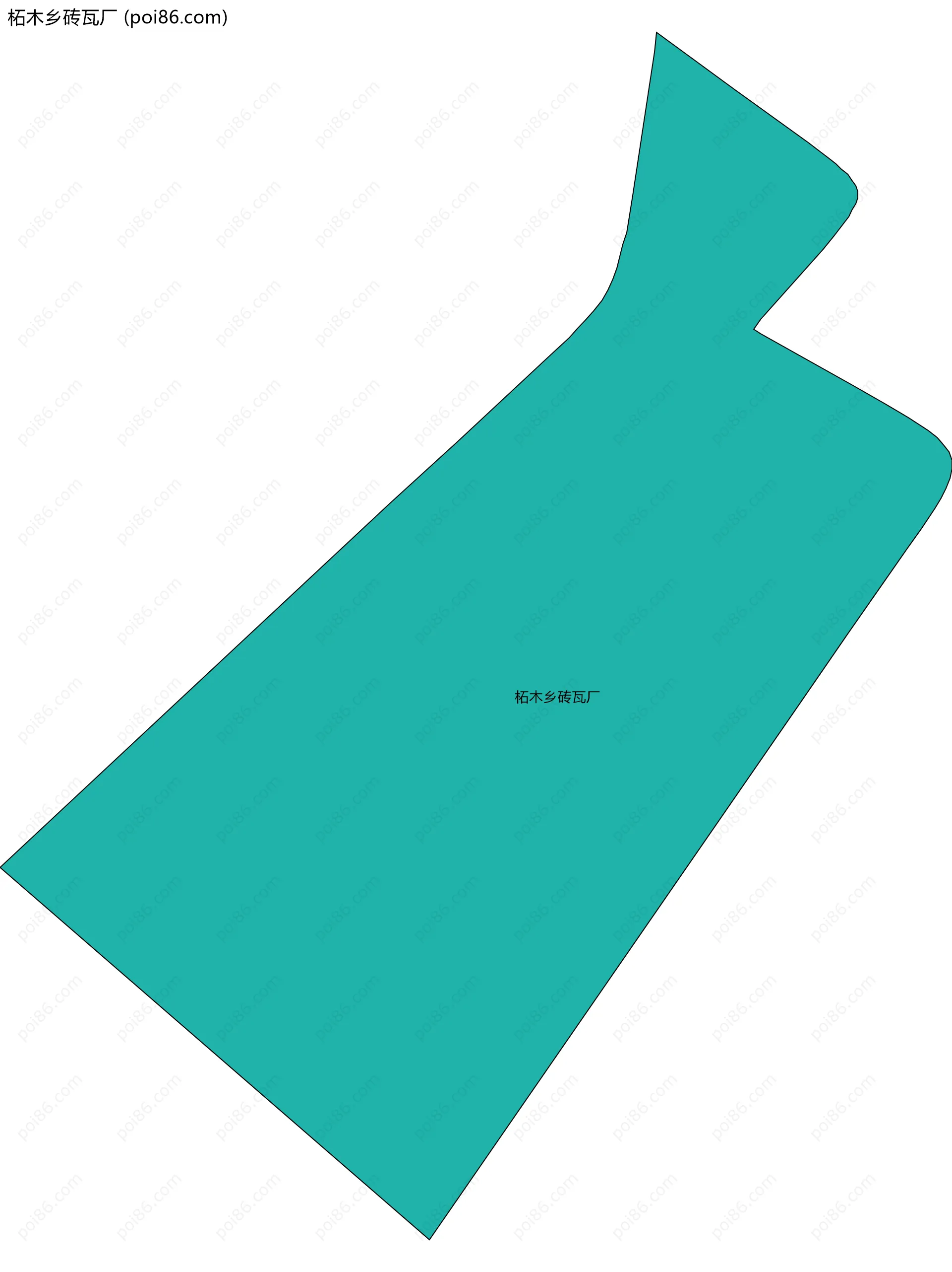 柘木乡砖瓦厂边界地图