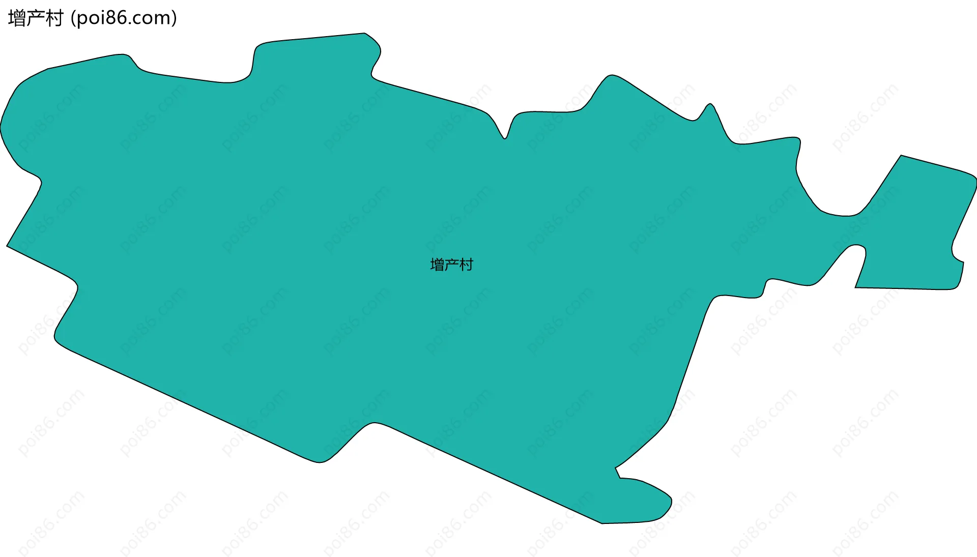 增产村边界地图