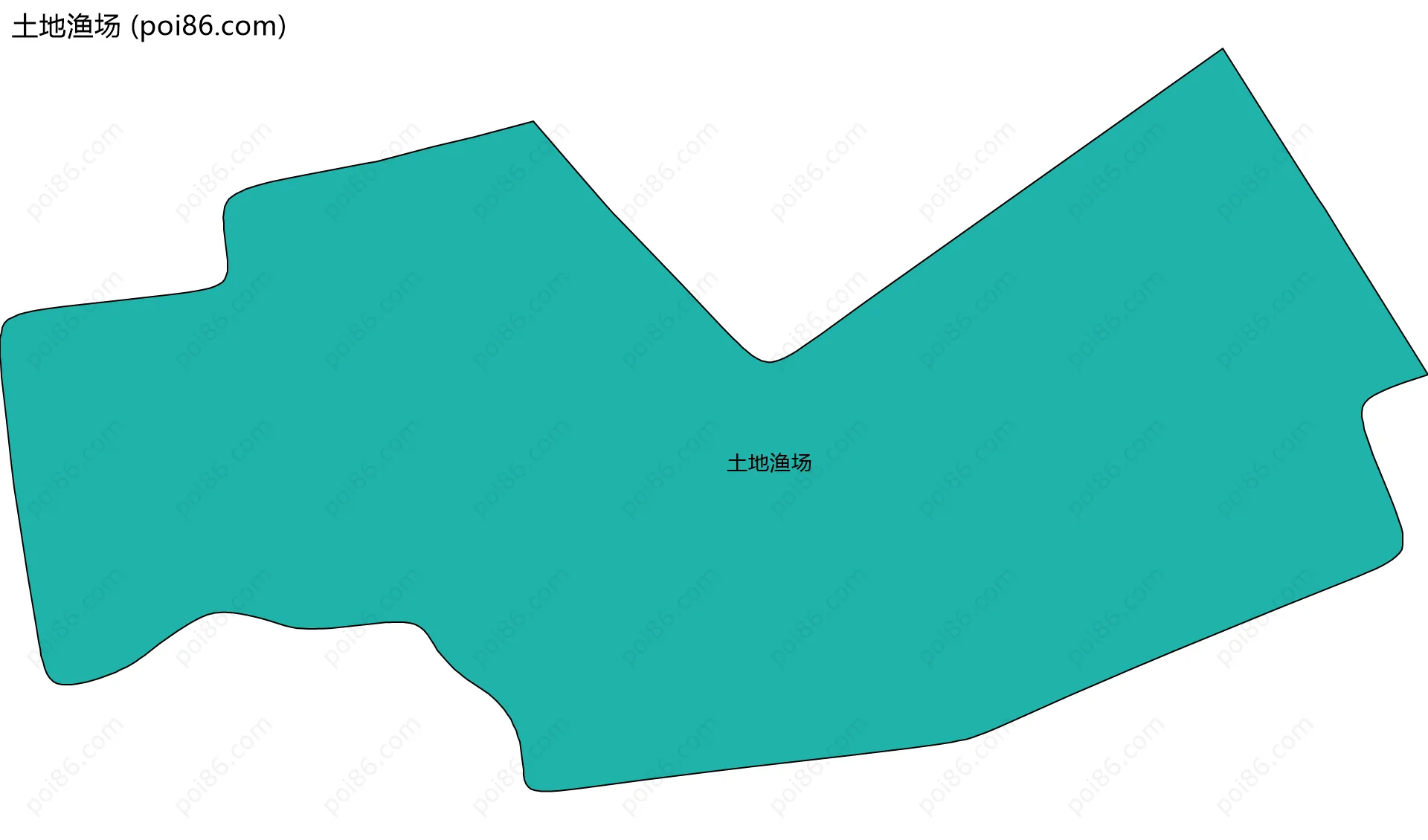 土地渔场边界地图