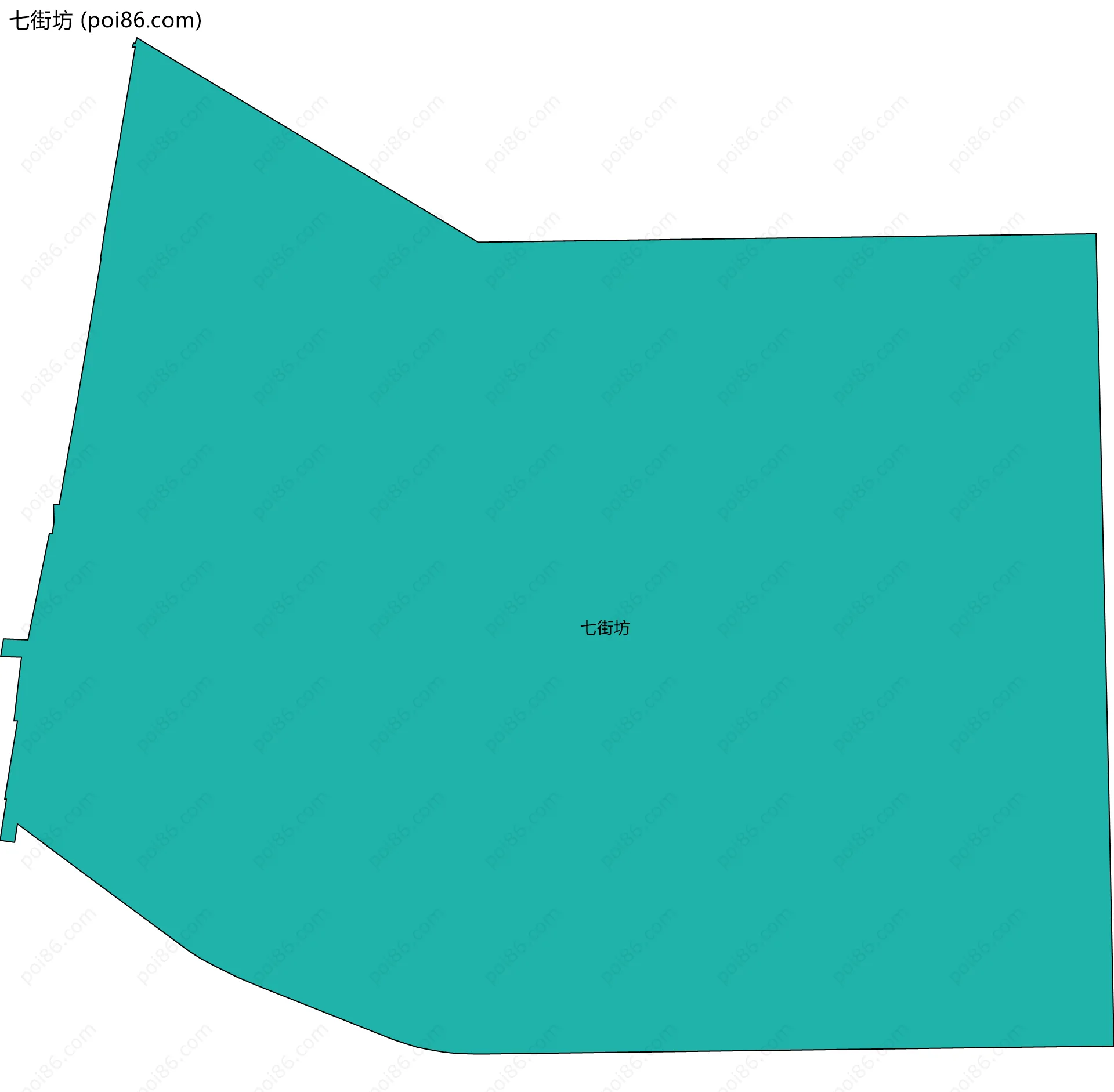 七街坊边界地图