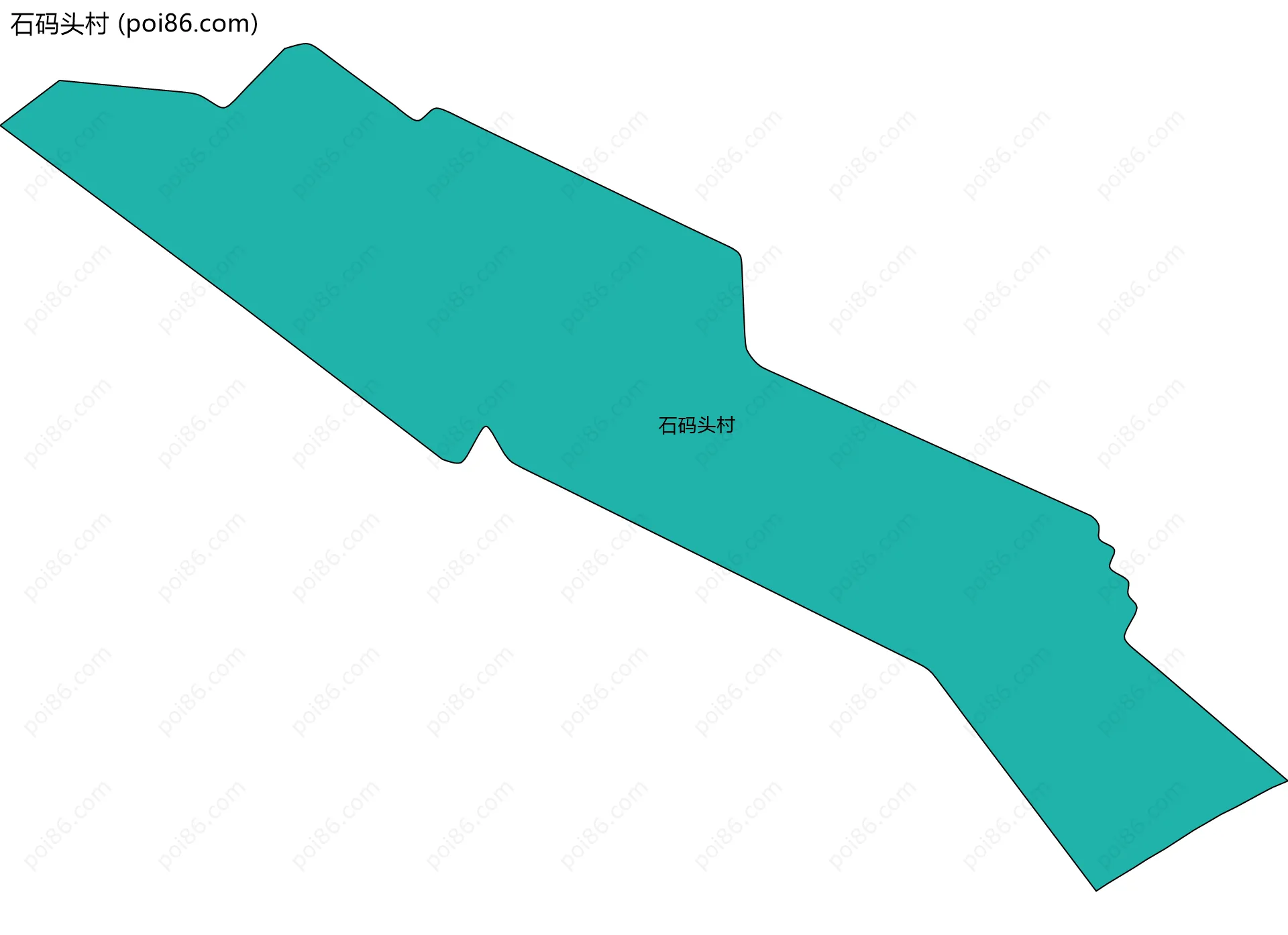 石码头村边界地图