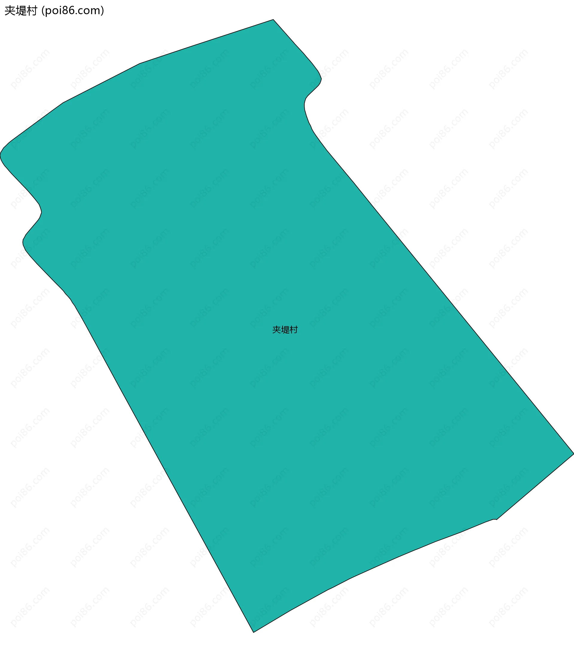 夹堤村边界地图