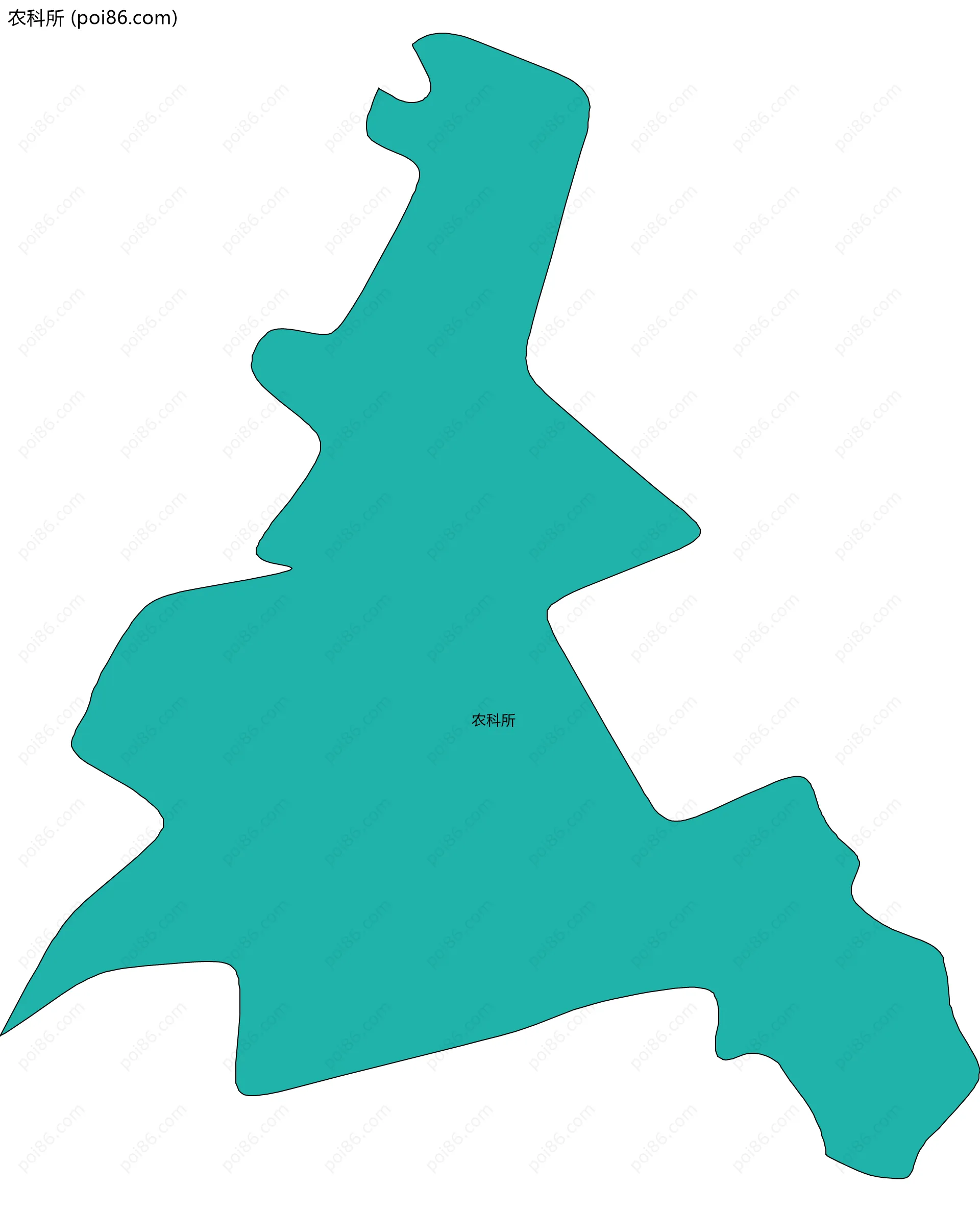 农科所边界地图