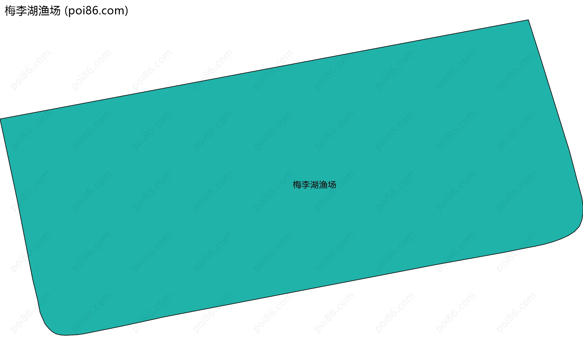 梅李湖渔场边界地图