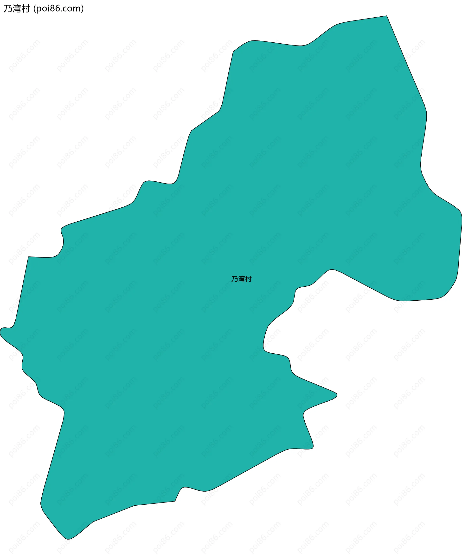 乃湾村边界地图