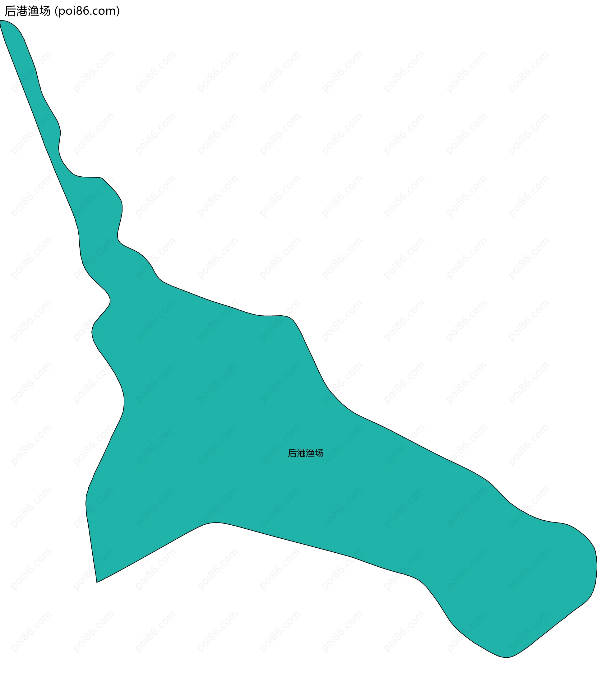 后港渔场边界地图