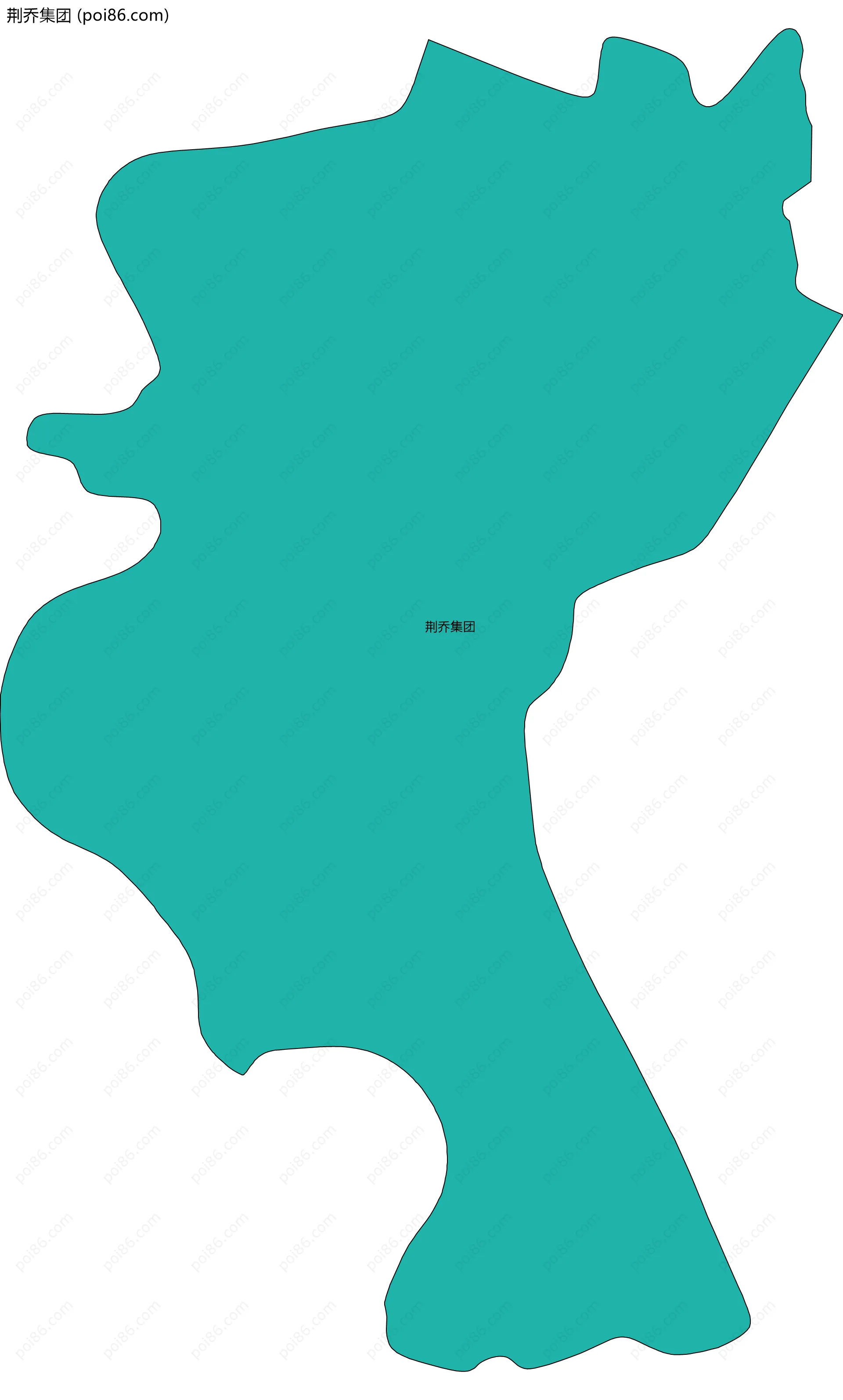 荆乔集团边界地图