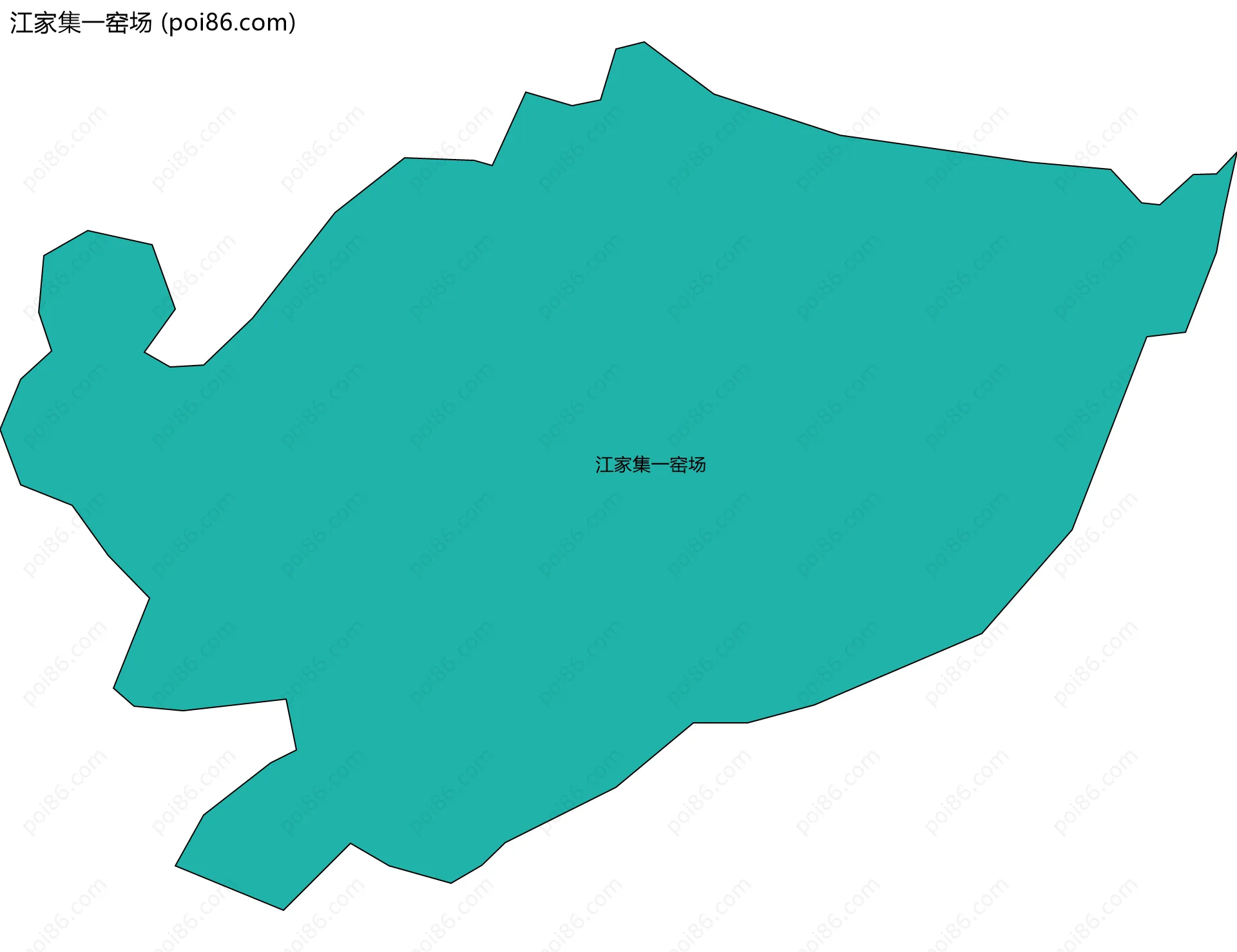 江家集一窑场边界地图